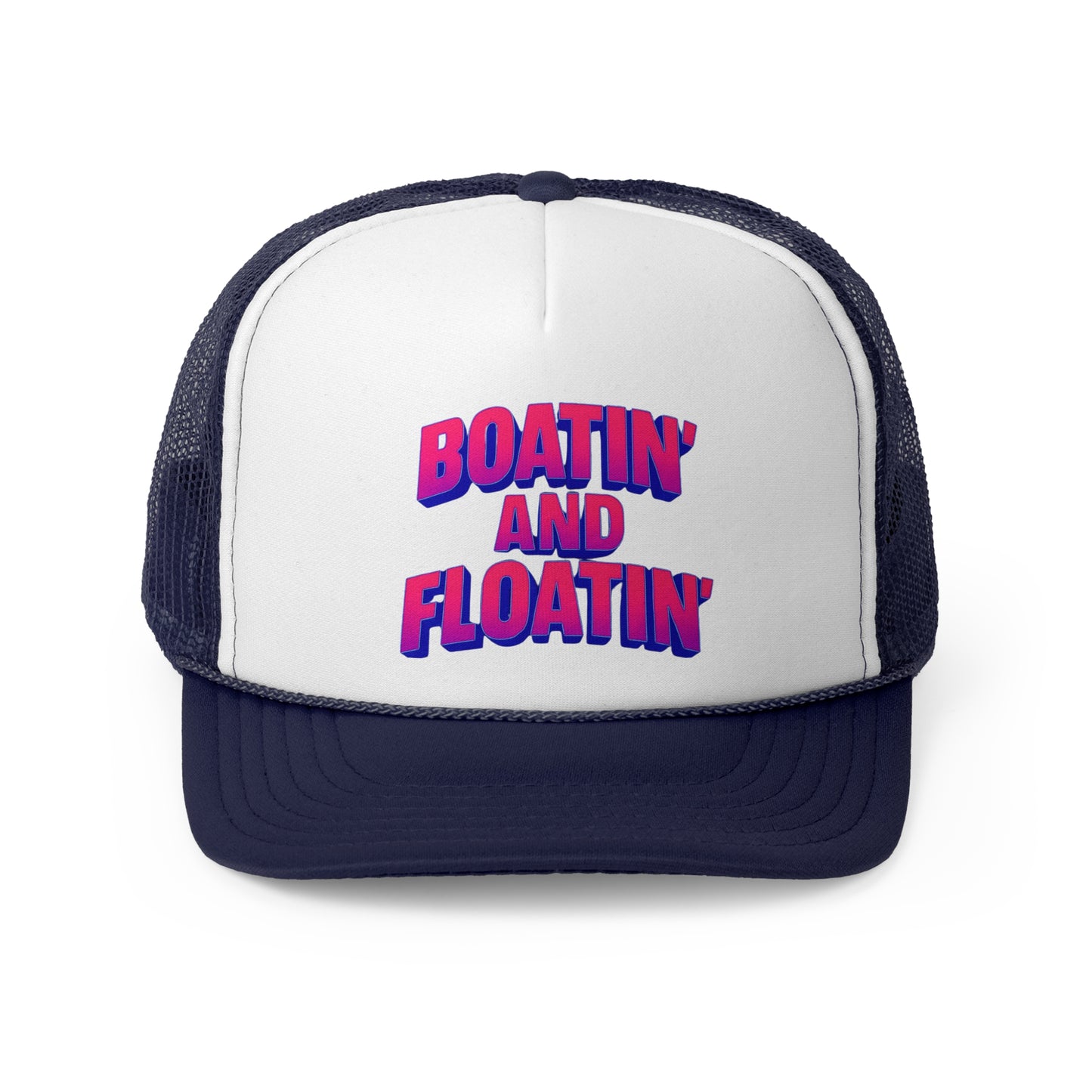 Boating and Floating Trucker Hat, Lake Day Trucker Hat, Summer Vacation Hat, Lake Life, Camping Life, Boat Lover Gift for Her