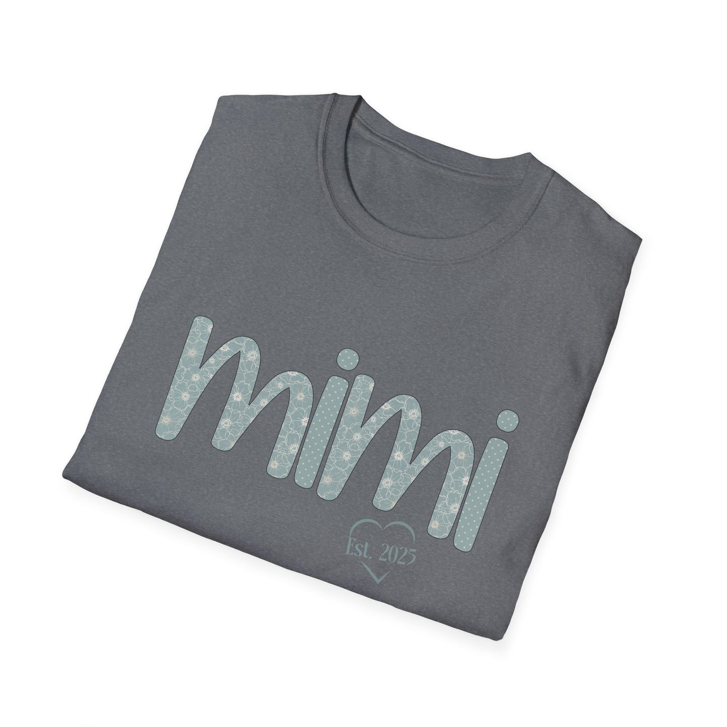 Custom Mimi Shirt, Custom Mimi Est Floral Tee, Birthday Gift for Mimi, Gift For Mom, Gifts for Women, Gift from Grandkids
