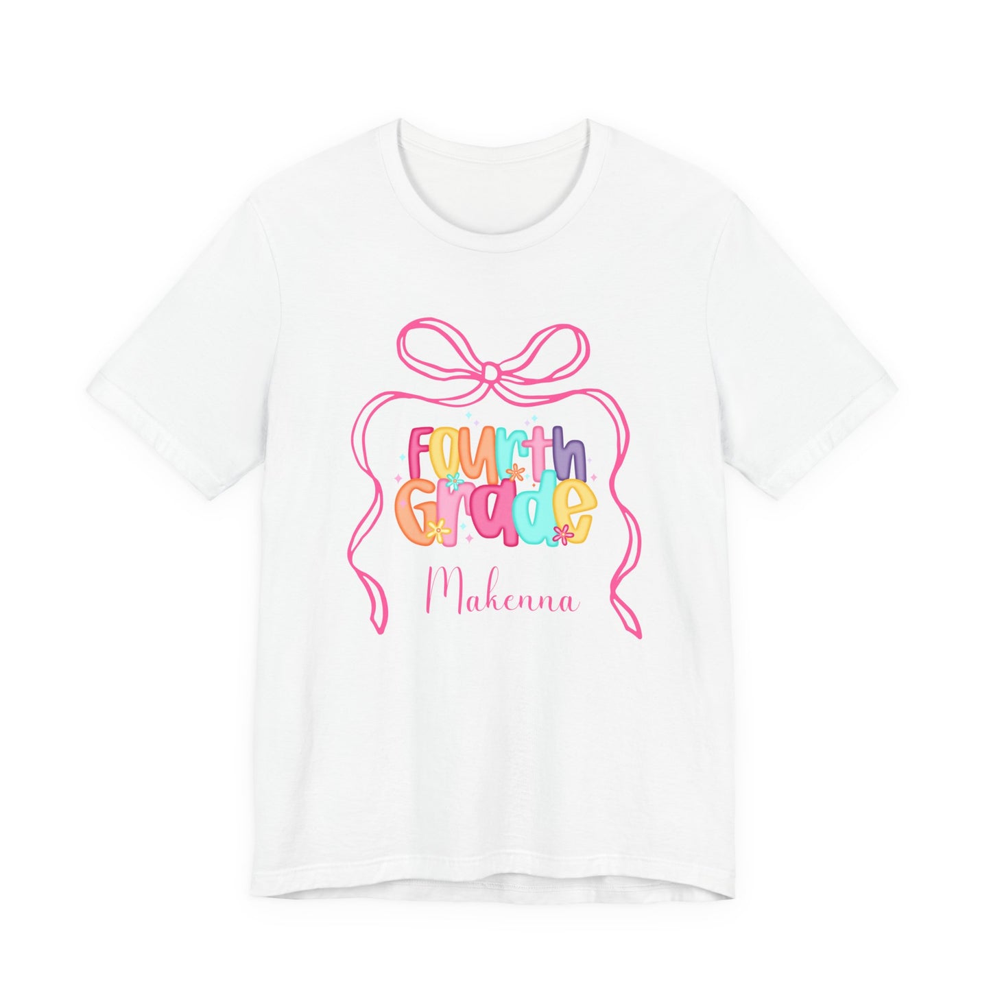Adult Personalized Fourth Grade Shirt