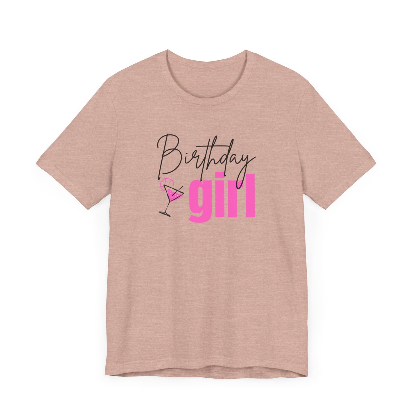 Hot Pink Birthday Girl Shirt, Martini Birthday Shirt Cute Birthday Girl Shirt Birthday Drinking Shirt Birthday Girl Martini Shirt