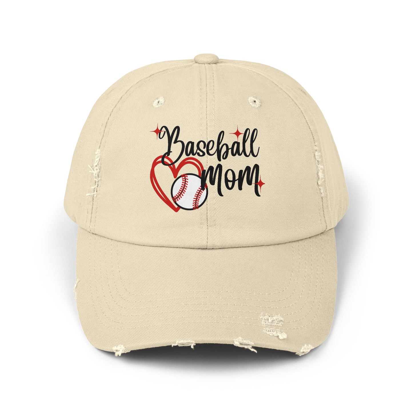 Baseball Mom Hat, Mom Baseball Hat, Baseball Mom Gift for Baseball Mom, Baseball Heart Hat, Mom Baseball Cap