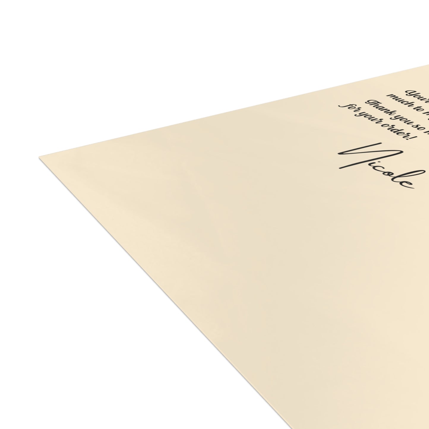 Nicole Thank you Cards