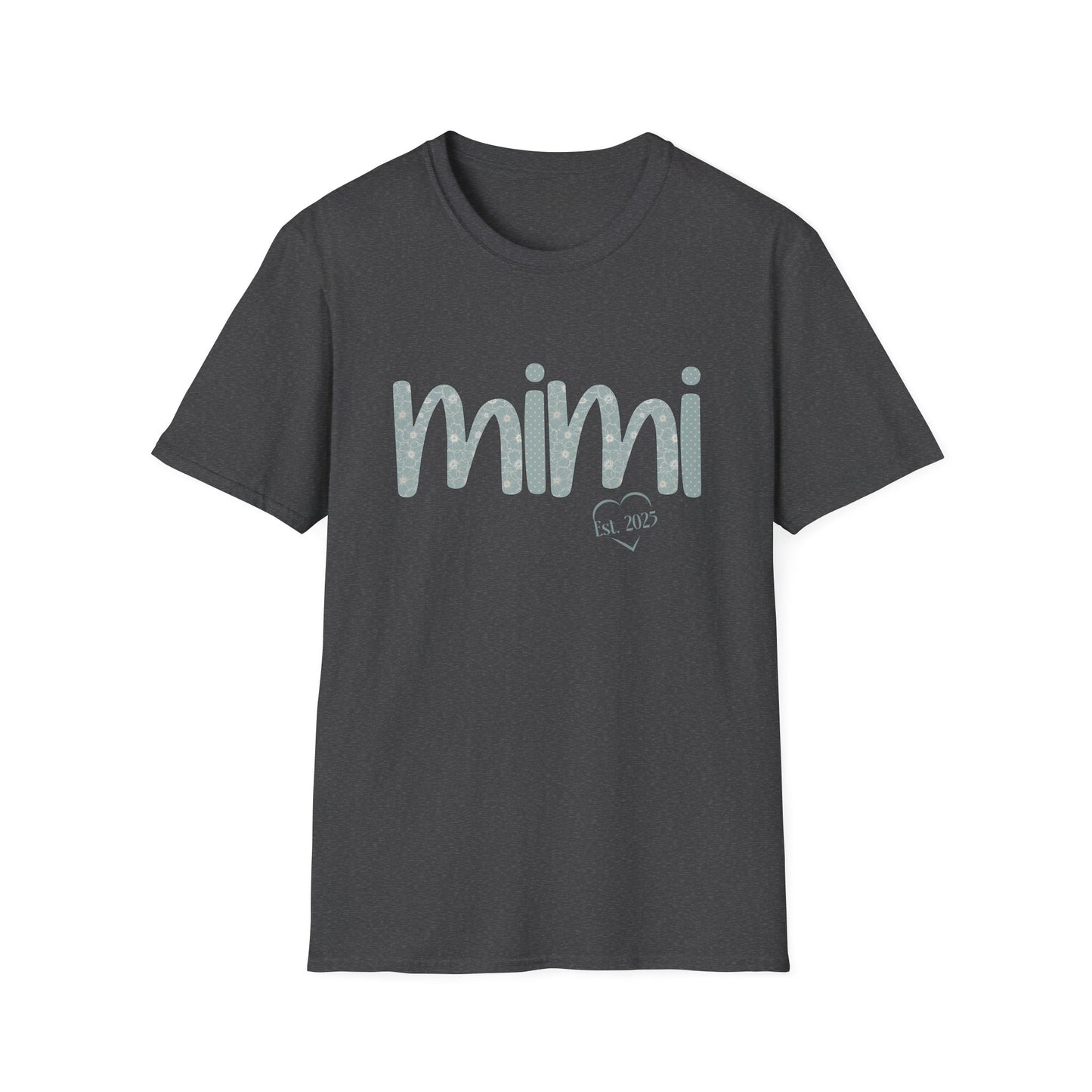 Custom Mimi Shirt, Custom Mimi Est Floral Tee, Birthday Gift for Mimi, Gift For Mom, Gifts for Women, Gift from Grandkids