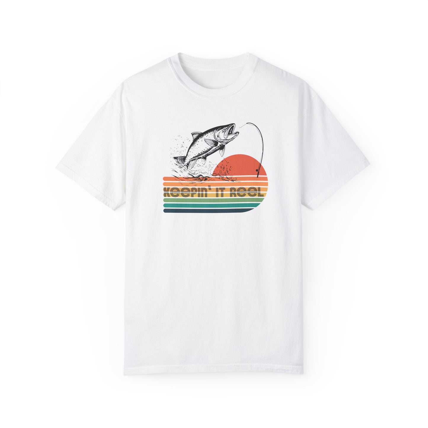 Keeping it Reel Retro Fishing Shirt, Father's Day Gift for Him, Fishing Aesthetic Men's Clothing, Fishing Gift for Dad, Birthday Gift for Dad