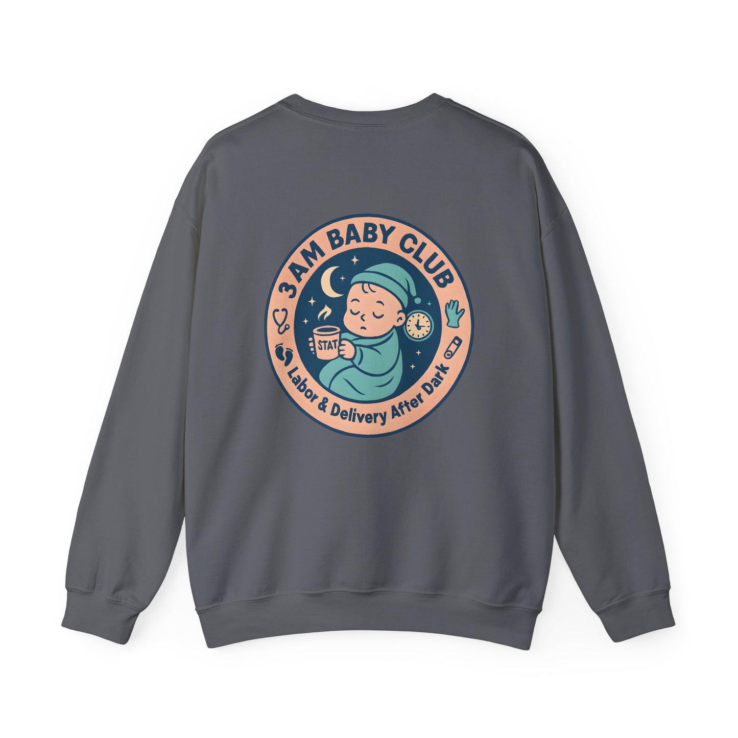 Personalized Labor and Delivery Nurse Sweatshirt, Custom Nurse Night Shift Shirt, RN Name Sweatshirt, Nurse Graduation Gift