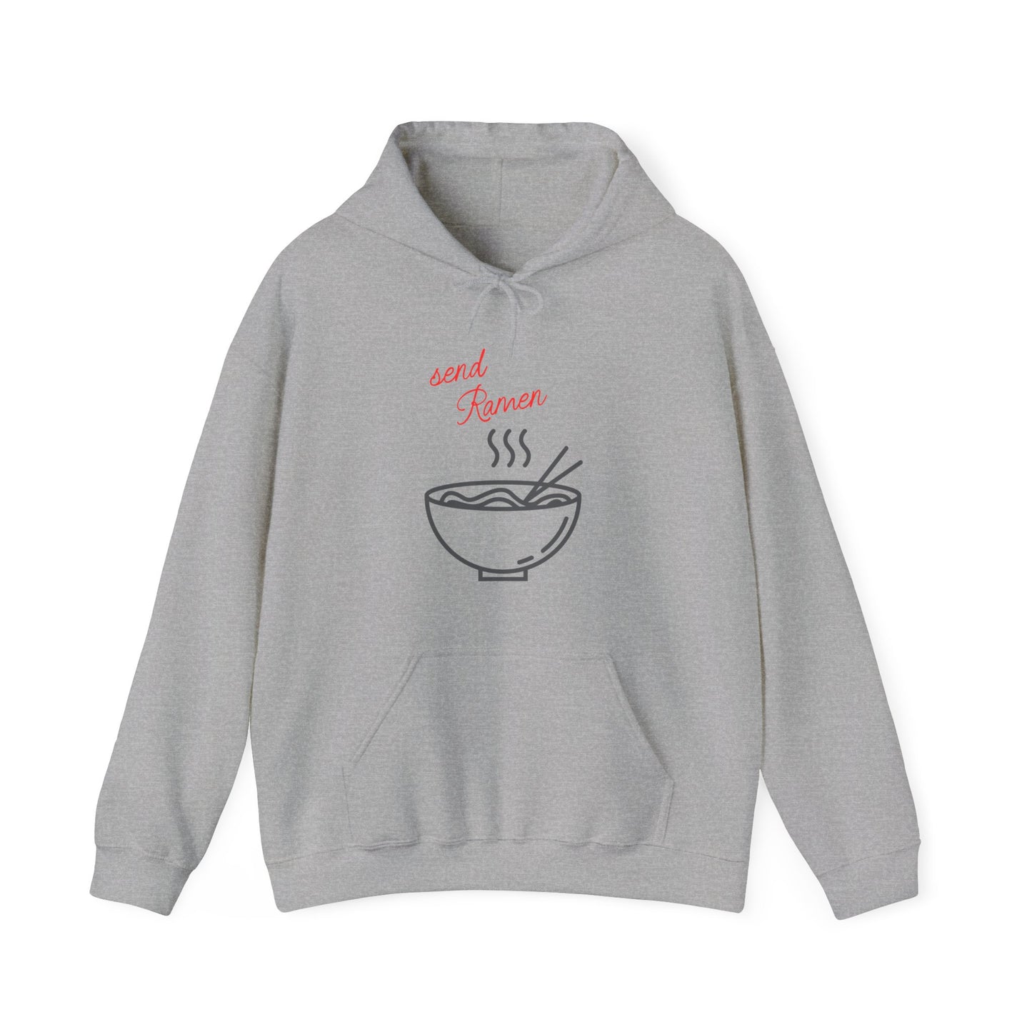 Send Ramen Hoodie, Foodie Sweatshirt, Unisex College Hoodie, Noodles Shirt, Pasta Shirt, Gift for College Student, Gift for Him, Gift for Her