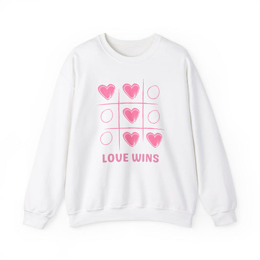 Valentine Sweatshirt, Valentines Day Shirt, Heart Sweatshirt, Valentines Day Gift, Cute Valentine Shirt, Love Sweatshirt Love Wins Shirt