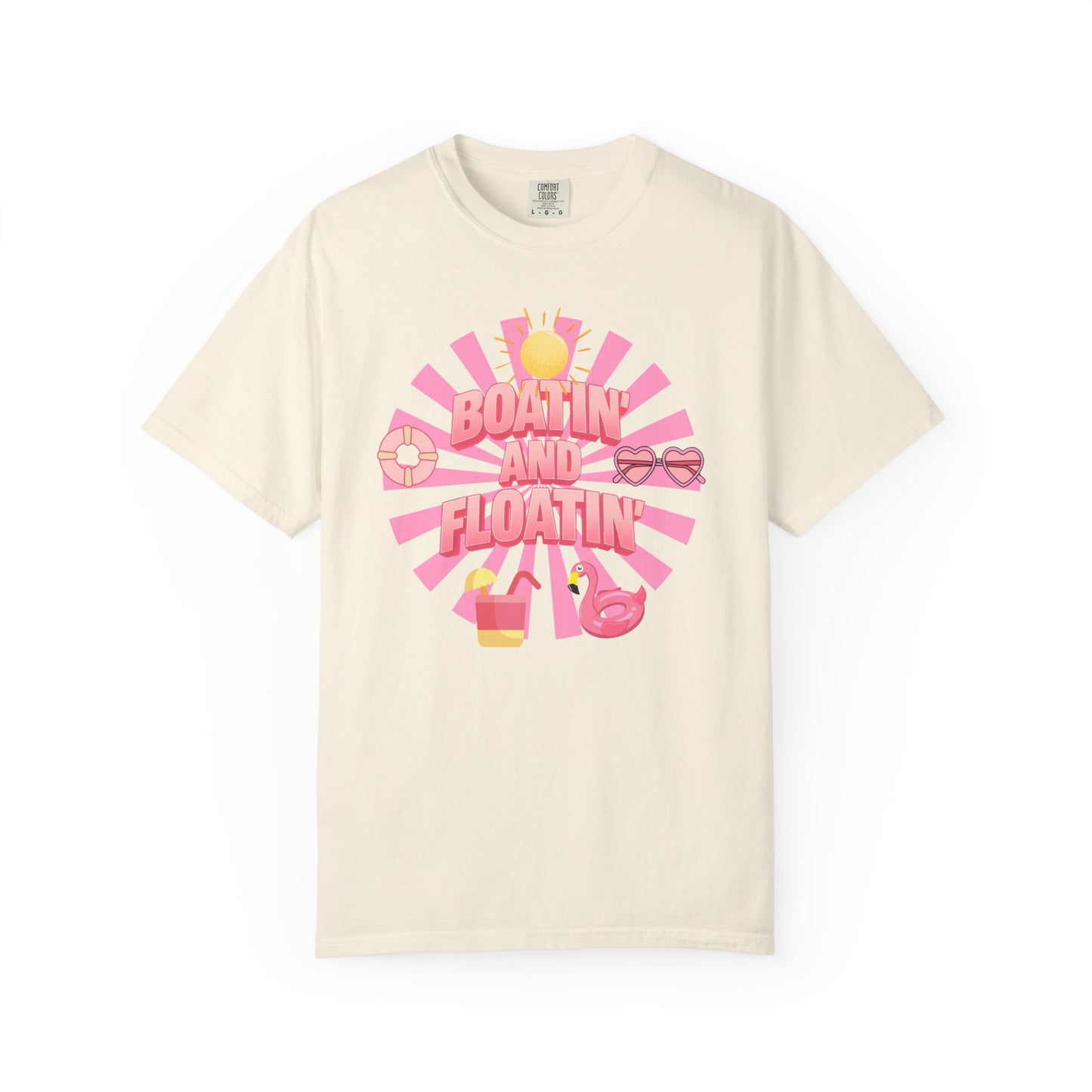 Boating and Floating Comfort Colors Shirt, Lake Vibes Shirt, Boating Shirt, Family Cruise Shirts, Summer Vacation Shirt