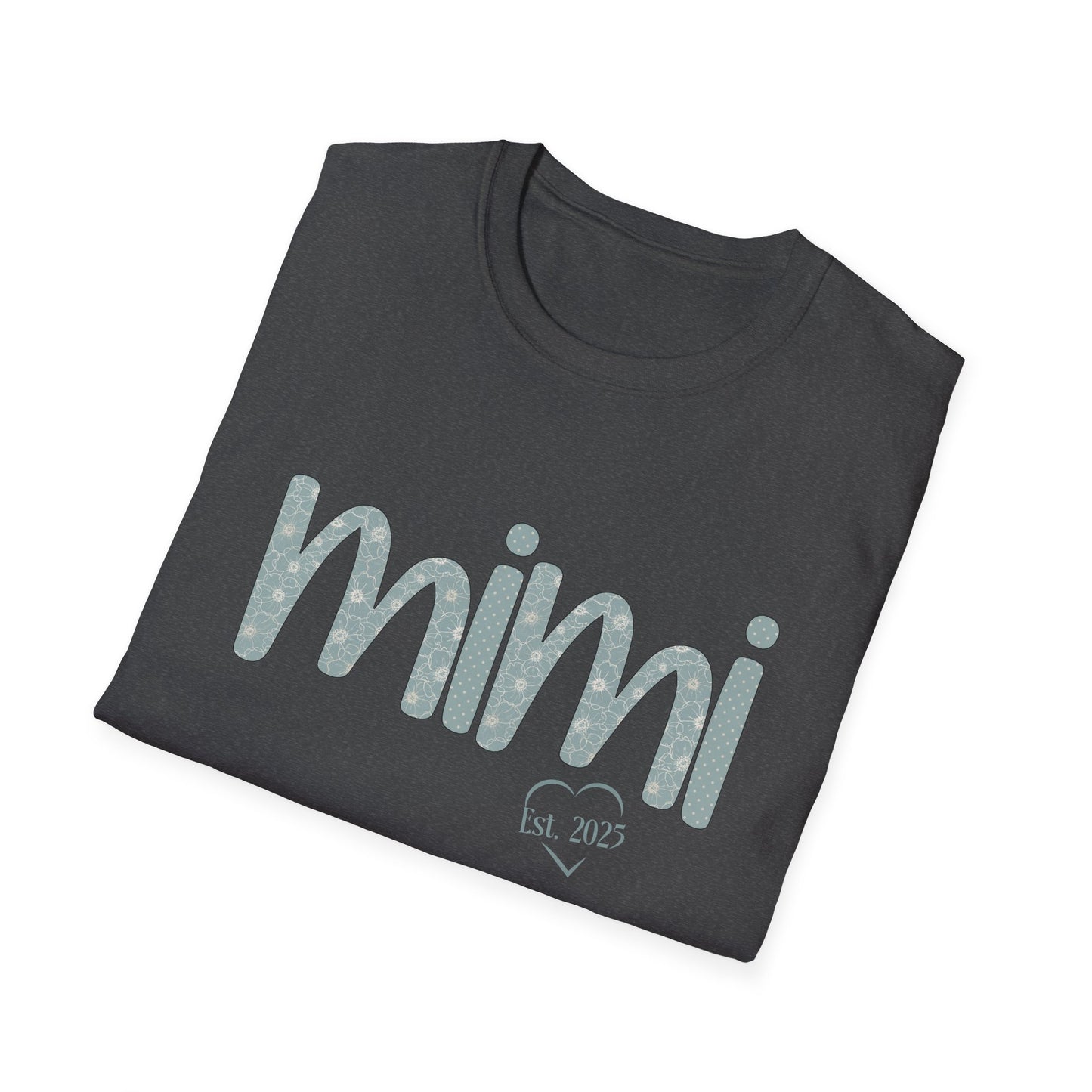 Custom Mimi Shirt, Custom Mimi Est Floral Tee, Birthday Gift for Mimi, Gift For Mom, Gifts for Women, Gift from Grandkids
