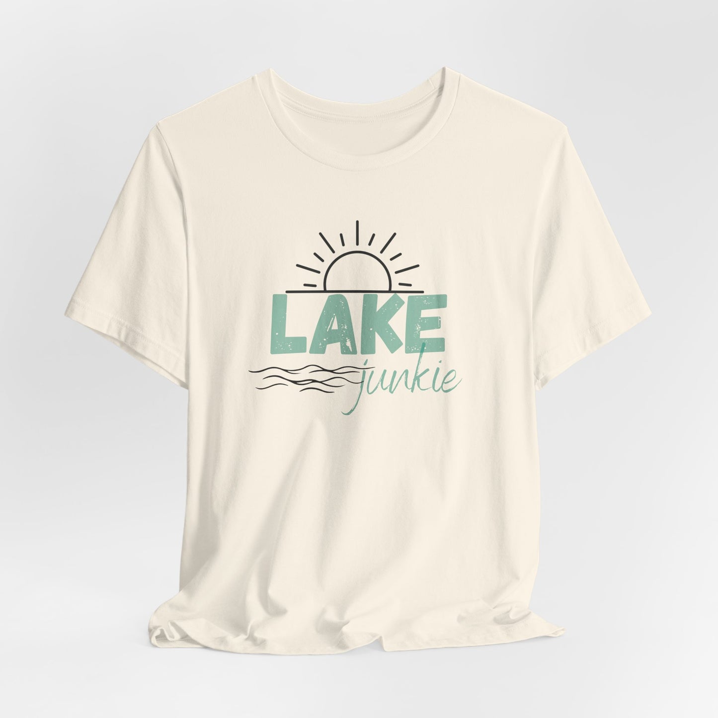Lake Junkie Shirt Summer Boating tshirt Lime Cream Love Lake Life Shirt, Lake Vibes Shirt, Lake Weekend Gift for Lake Lover Lake Party Shirt