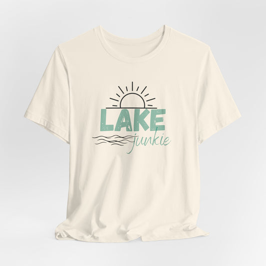 Lake Junkie Shirt Summer Boating tshirt Lime Cream Love Lake Life Shirt, Lake Vibes Shirt, Lake Weekend Gift for Lake Lover Lake Party Shirt