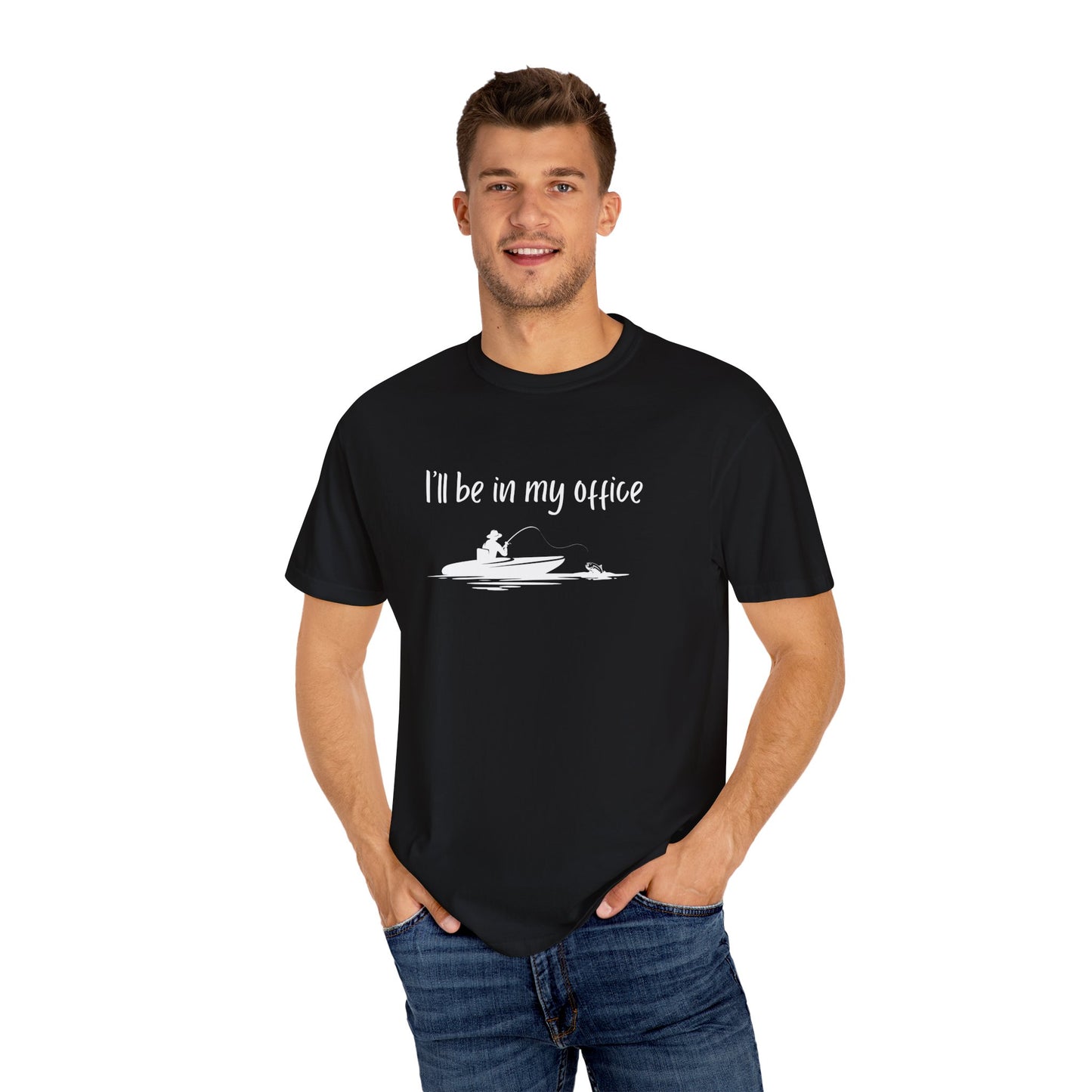 I'll Be In My Office Fishing Shirt, Gift for Him, Dad Birthday Gift, Fishing Retirement Shirt, Funny Retirement Gift for Co-Worker Father's Day Gift