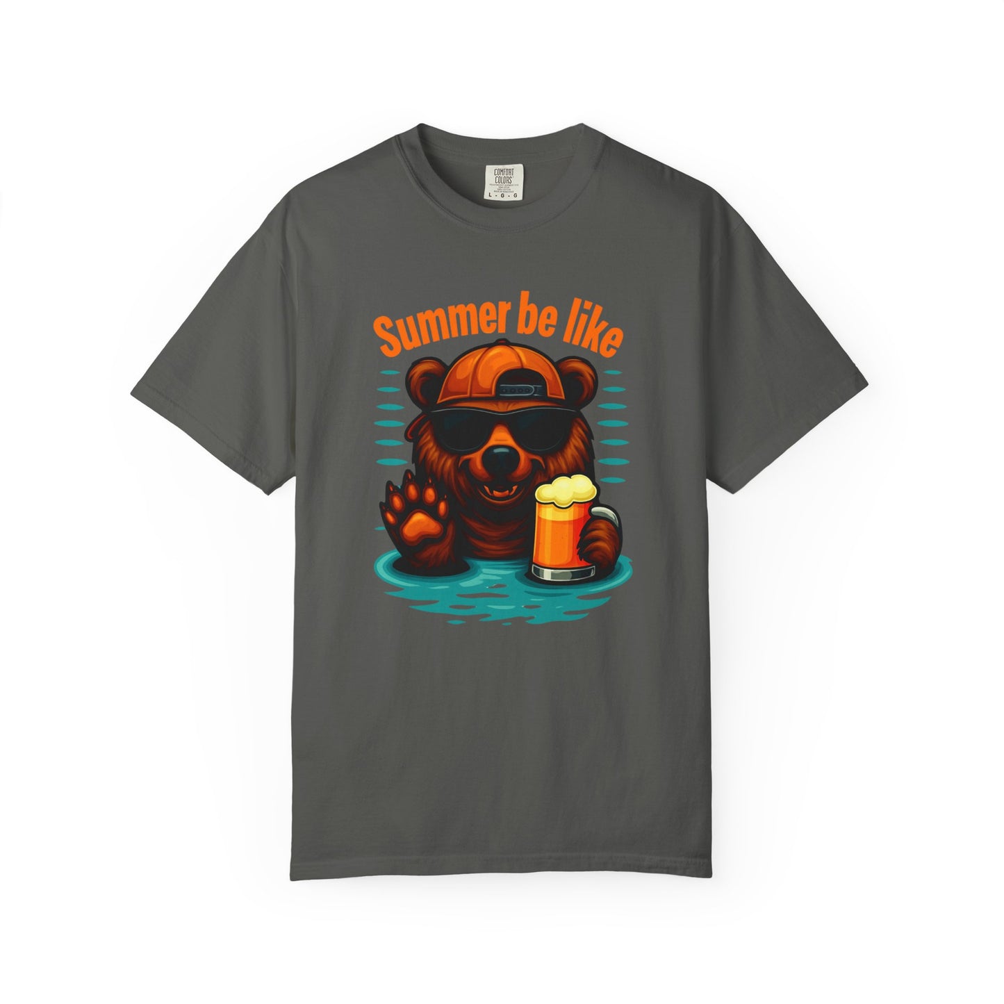 Summer Be Like Bear Shirt, Funny Dad Shirt, Summer Shirt, Mens Boating Shirt, Mens Pool Party Shirt, Camping Shirt, Gift for Him
