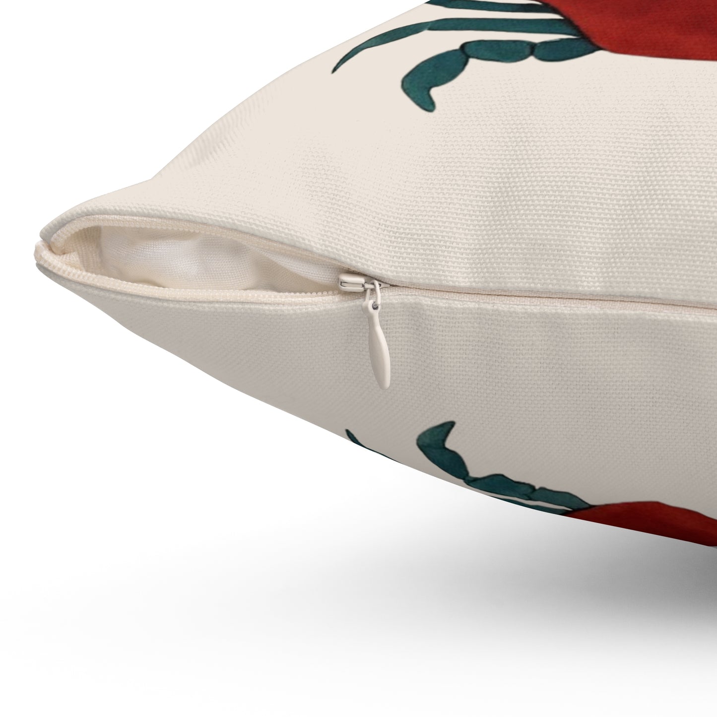 Vibrant Crab Pillow, Fisherman Aesthetic Home Decor, Vibrant Coastal Decor, Maine Decor,