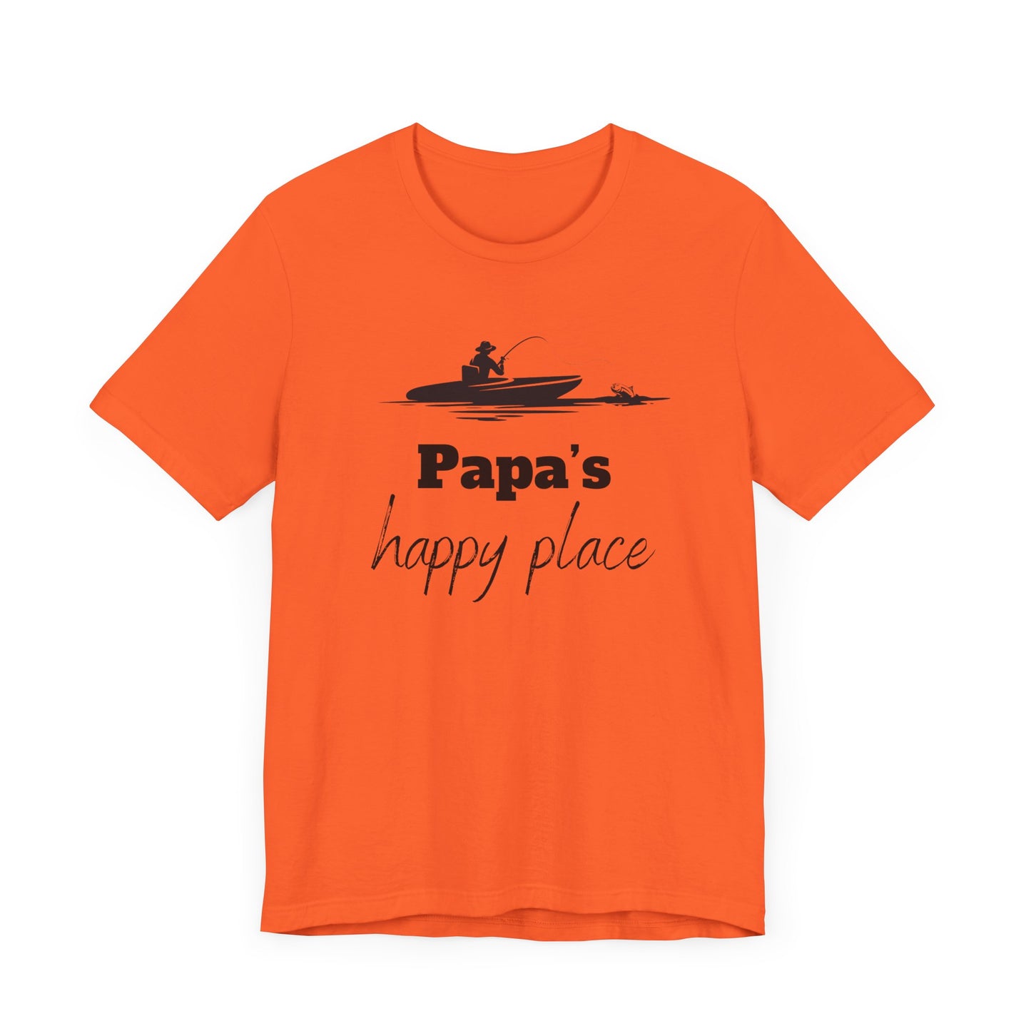 Papa's Happy Place, Gift for Papa, Grandpa Gift, PePaw Gift for, Papa Gift, Papa Shirt, Father's Day Gift for Dad