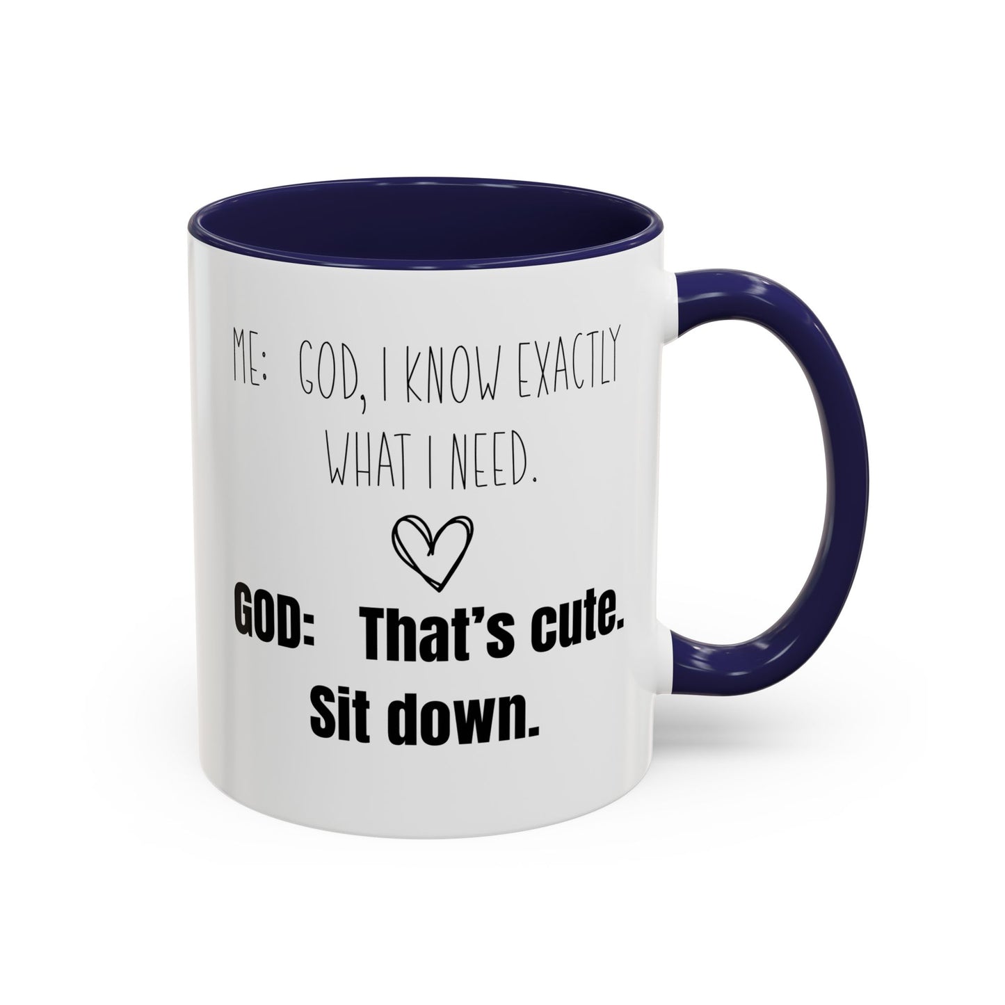 Me and God Mug, Funny Christian Mug, Gift for Christian Woman, Bible Study Mug, Christian Gift for Friend, Girlfriend Gift