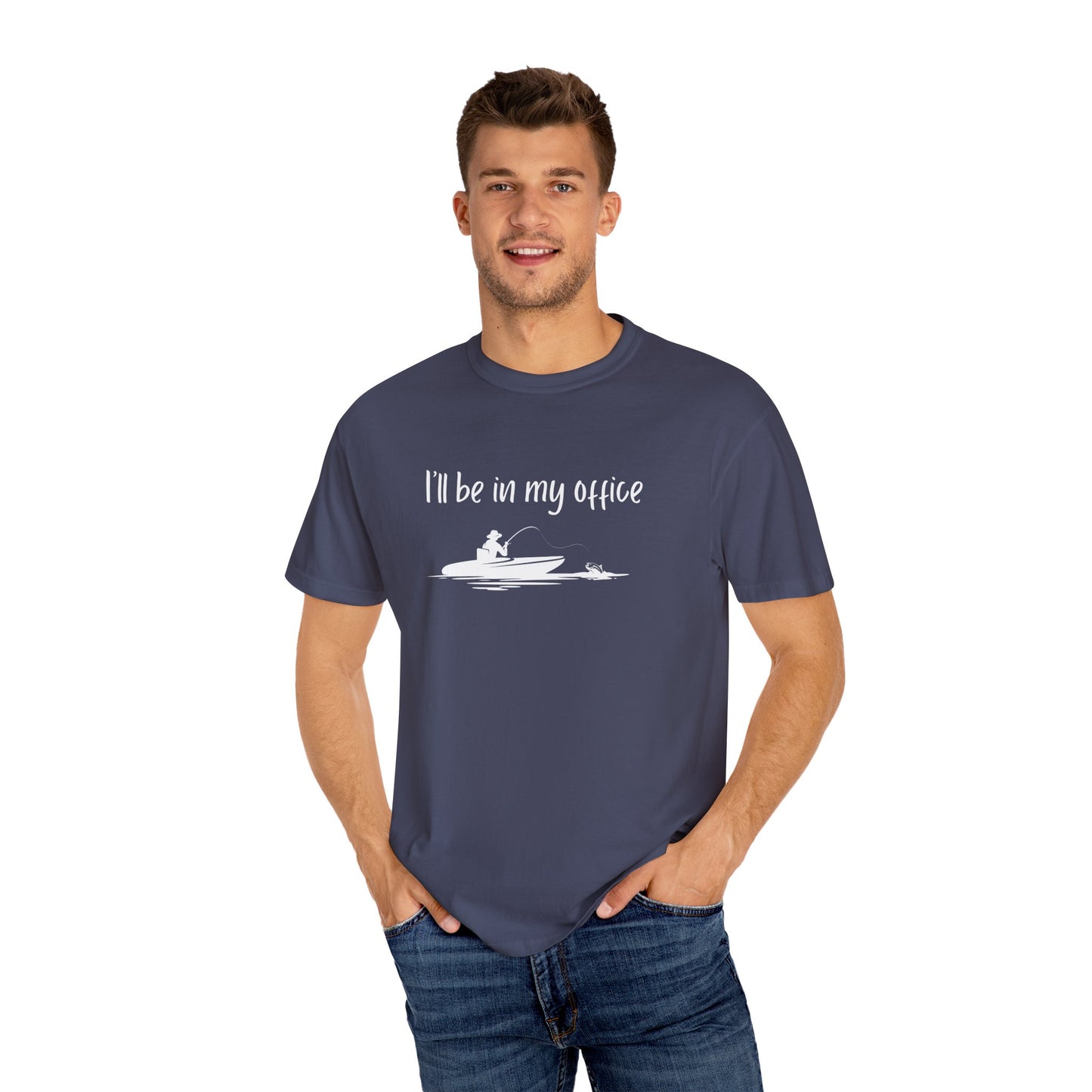 I'll Be In My Office Fishing Shirt, Gift for Him, Dad Birthday Gift, Fishing Retirement Shirt, Funny Retirement Gift for Co-Worker Father's Day Gift