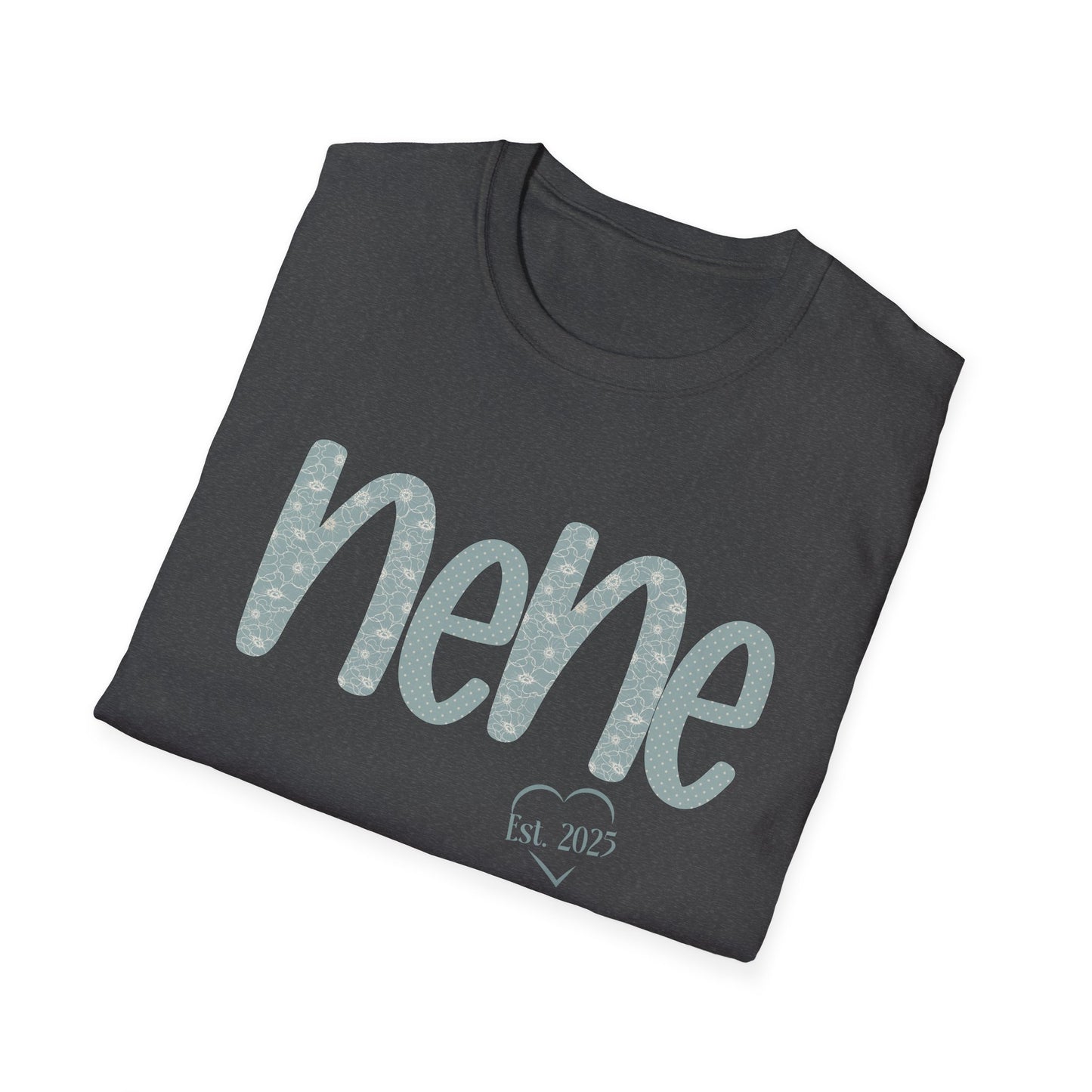 Custom Nene Est Shirt, Nene Floral Tee, Birthday Gift for Nene,  Gift For Mom, Gender Reveal Shirt, Gift from Grandkids, New Nene Gift