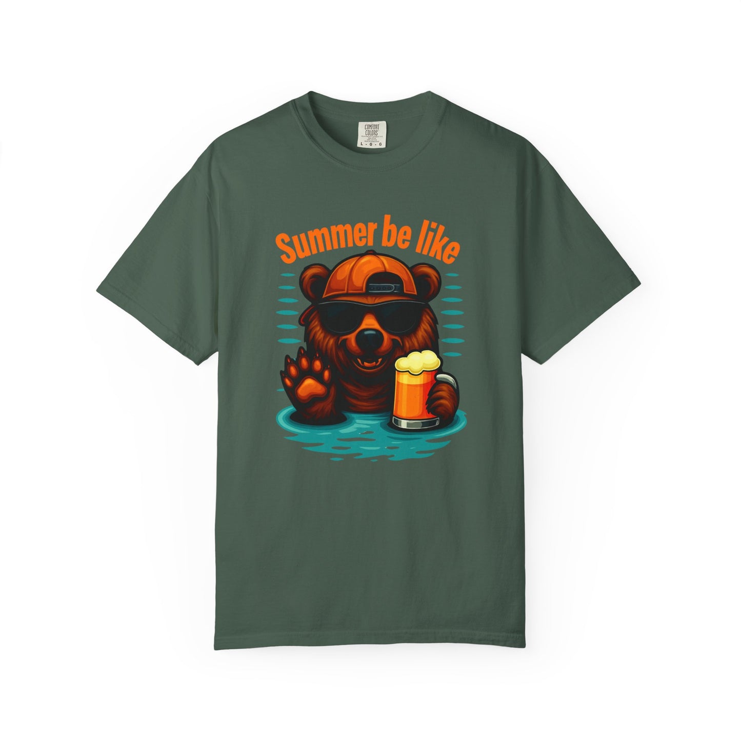 Summer Be Like Bear Shirt, Funny Dad Shirt, Summer Shirt, Mens Boating Shirt, Mens Pool Party Shirt, Camping Shirt, Gift for Him