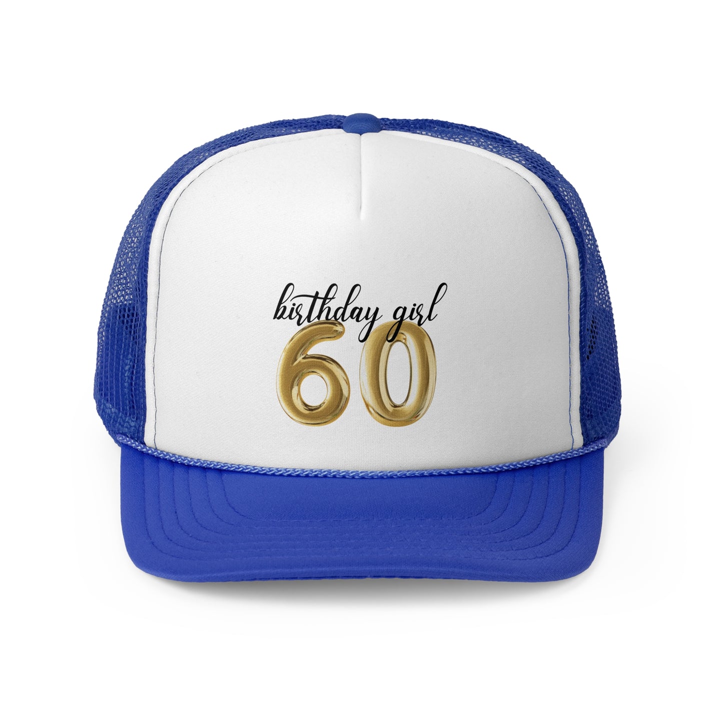 Jodi personalized birthday 60 trucker hat
