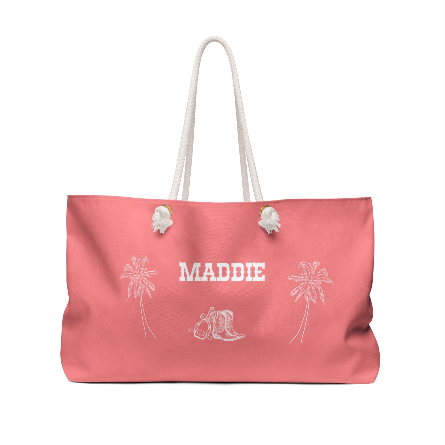 Watermelon Coastal Cowgirl Bachelorette Weekender Bag
