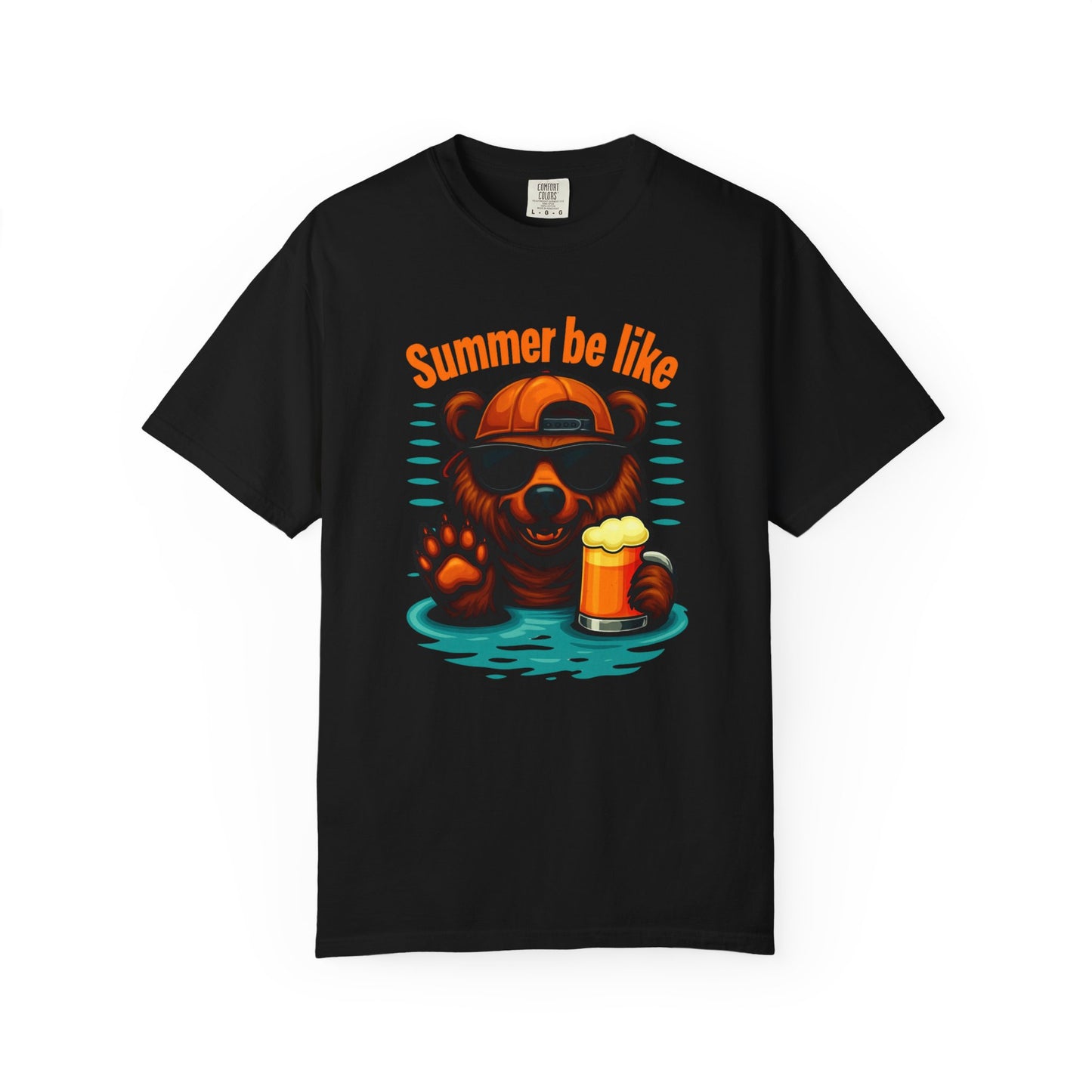 Summer Be Like Bear Shirt, Funny Dad Shirt, Summer Shirt, Mens Boating Shirt, Mens Pool Party Shirt, Camping Shirt, Gift for Him