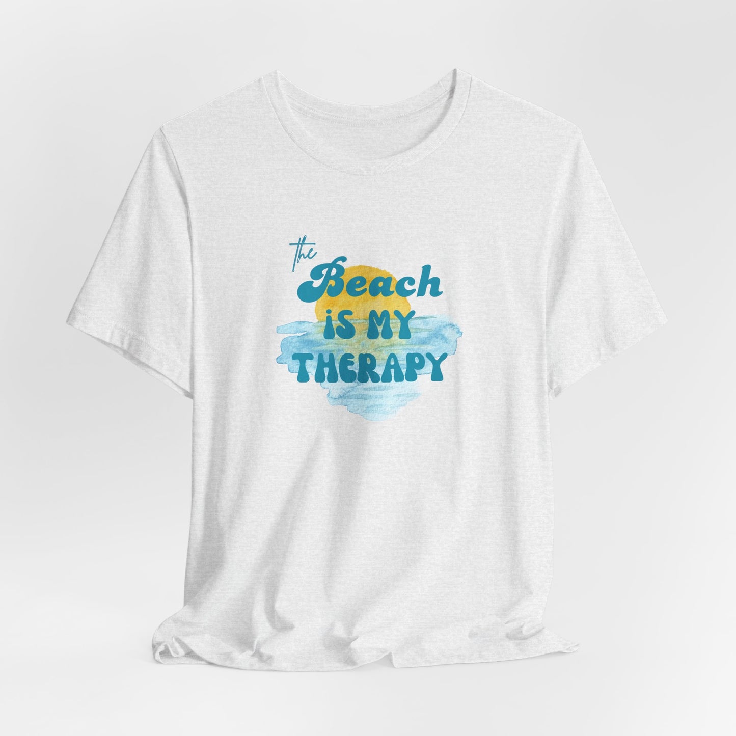 The Beach is My Therapy Shirt Summer Tee Beach Vacation Shirt Beach Vibes Shirt Hello Summer Weekend Vibes Shirt