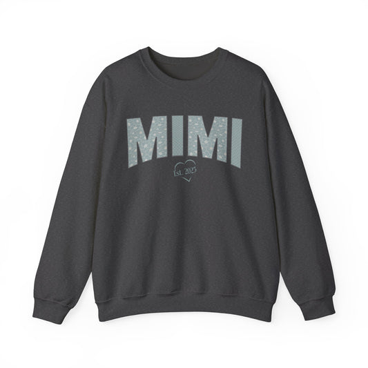 Custom Mimi Sweatshirt, Floral Mimi Birthday Gift for Mimi, Gift For Mom, Gifts for Women, Gift from Grandkids
