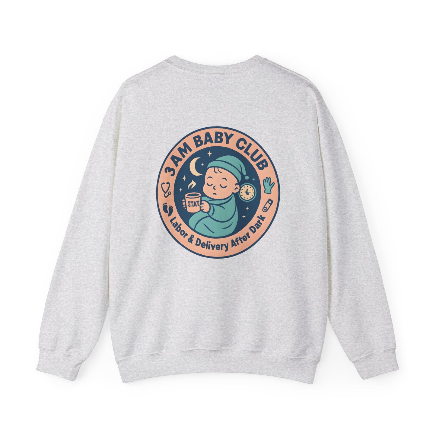 Personalized Labor and Delivery Nurse Sweatshirt, Custom Nurse Night Shift Shirt, RN Name Sweatshirt, Nurse Graduation Gift