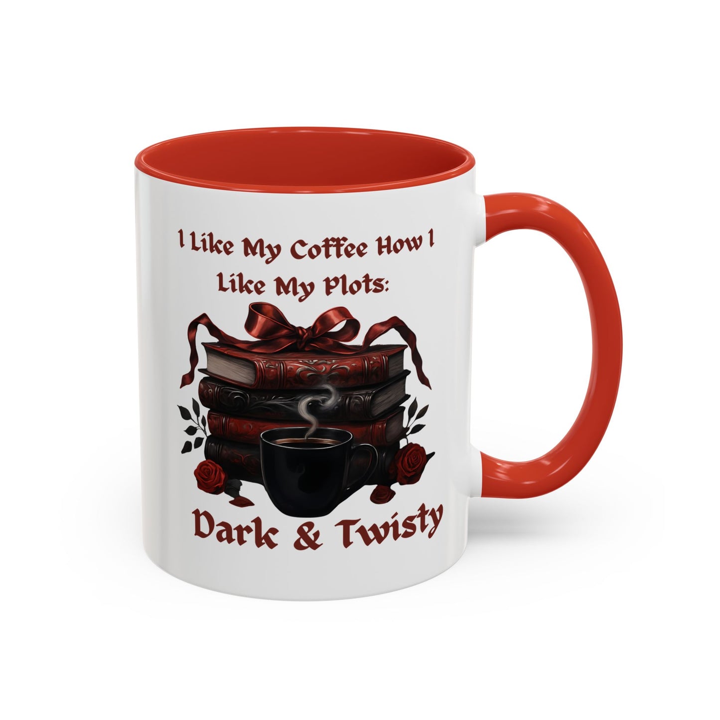 Books And Coffee Mug, Coffee Lovers  Mug, Gift For Coffee And Book Lover, Book Club Gift, Bookish Cup, Reading Mug