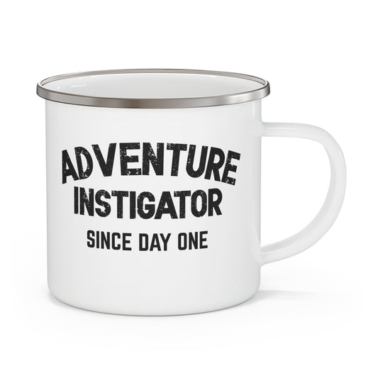 Couples Adventure Camping Mug, Adventure Instigator Mug, Gift for Couple, Wedding Gift, Engagement Gift