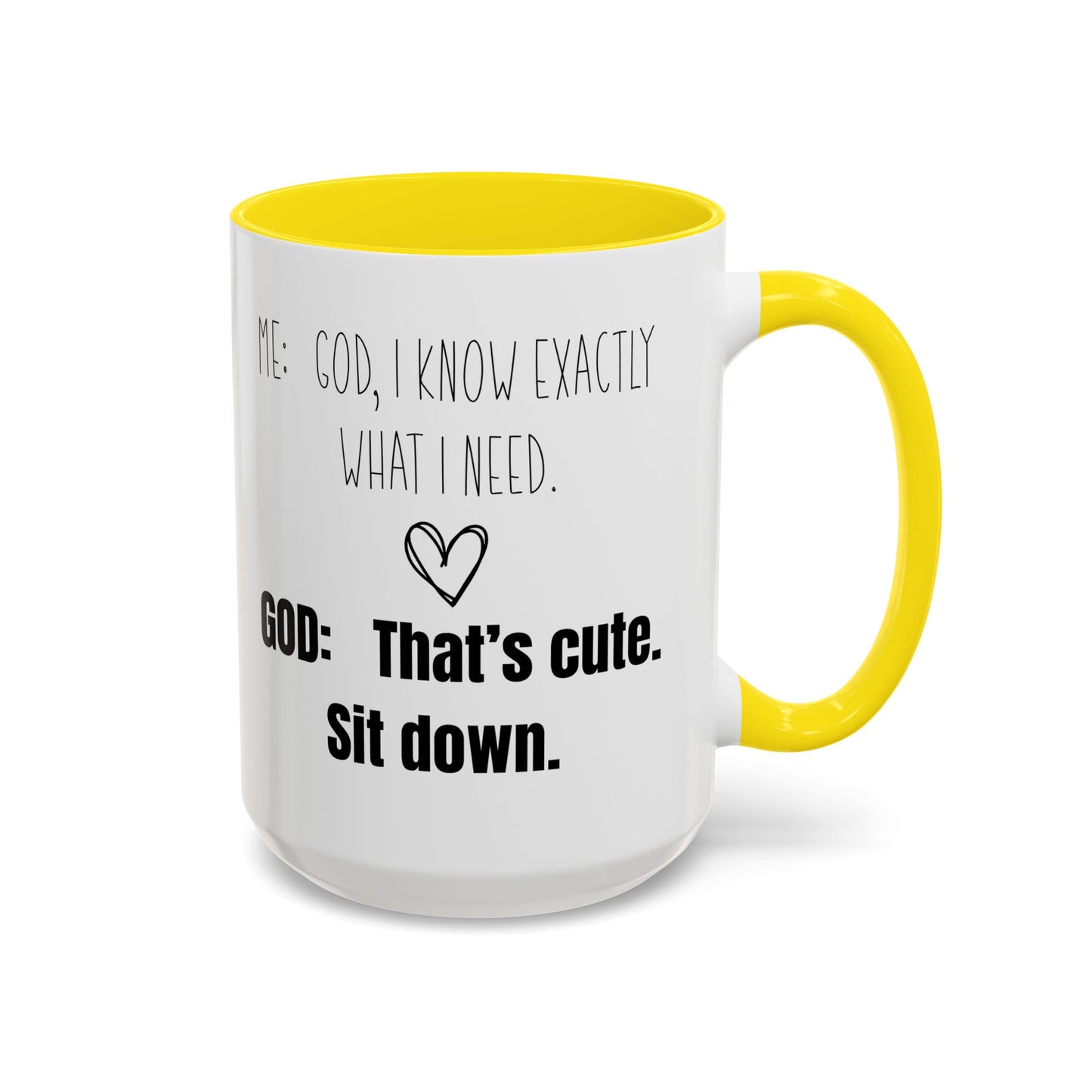 Me and God Mug, Funny Christian Mug, Gift for Christian Woman, Bible Study Mug, Christian Gift for Friend, Girlfriend Gift
