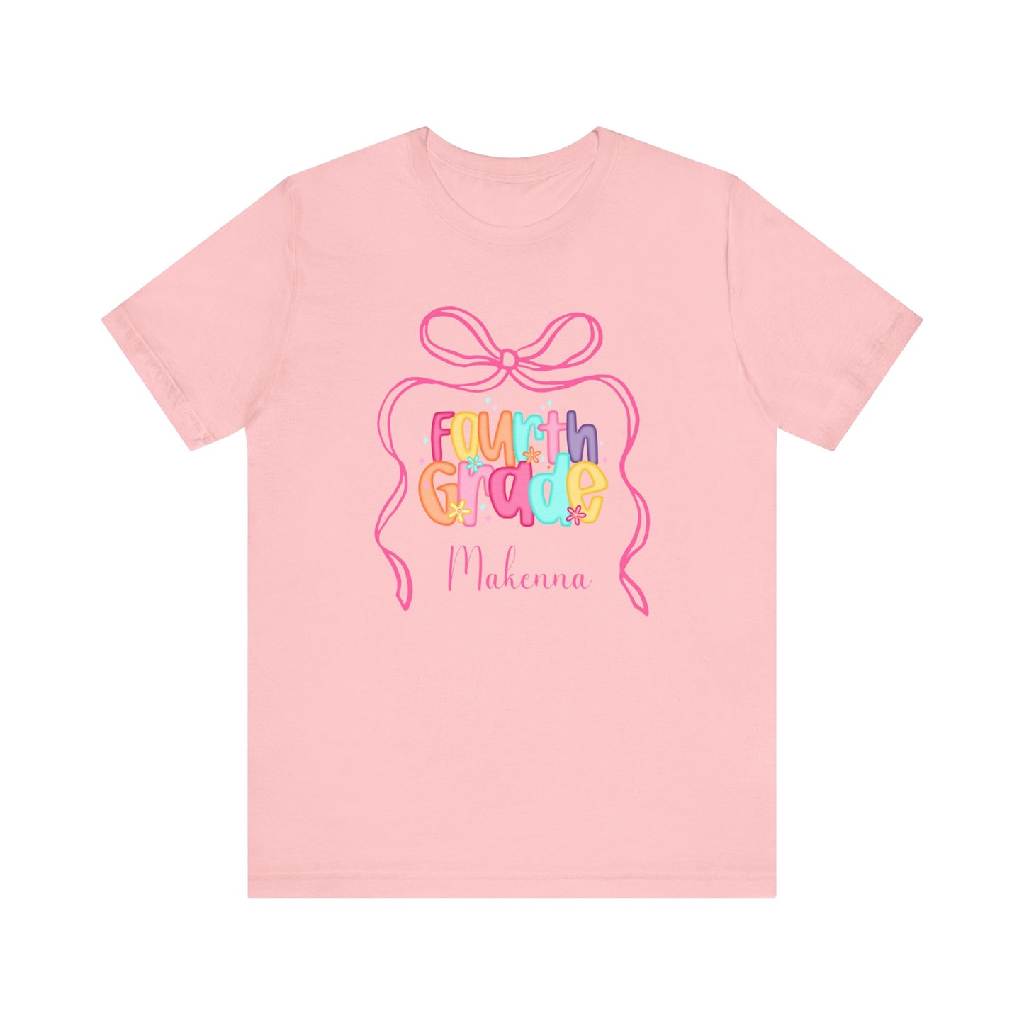 Adult Personalized Fourth Grade Shirt