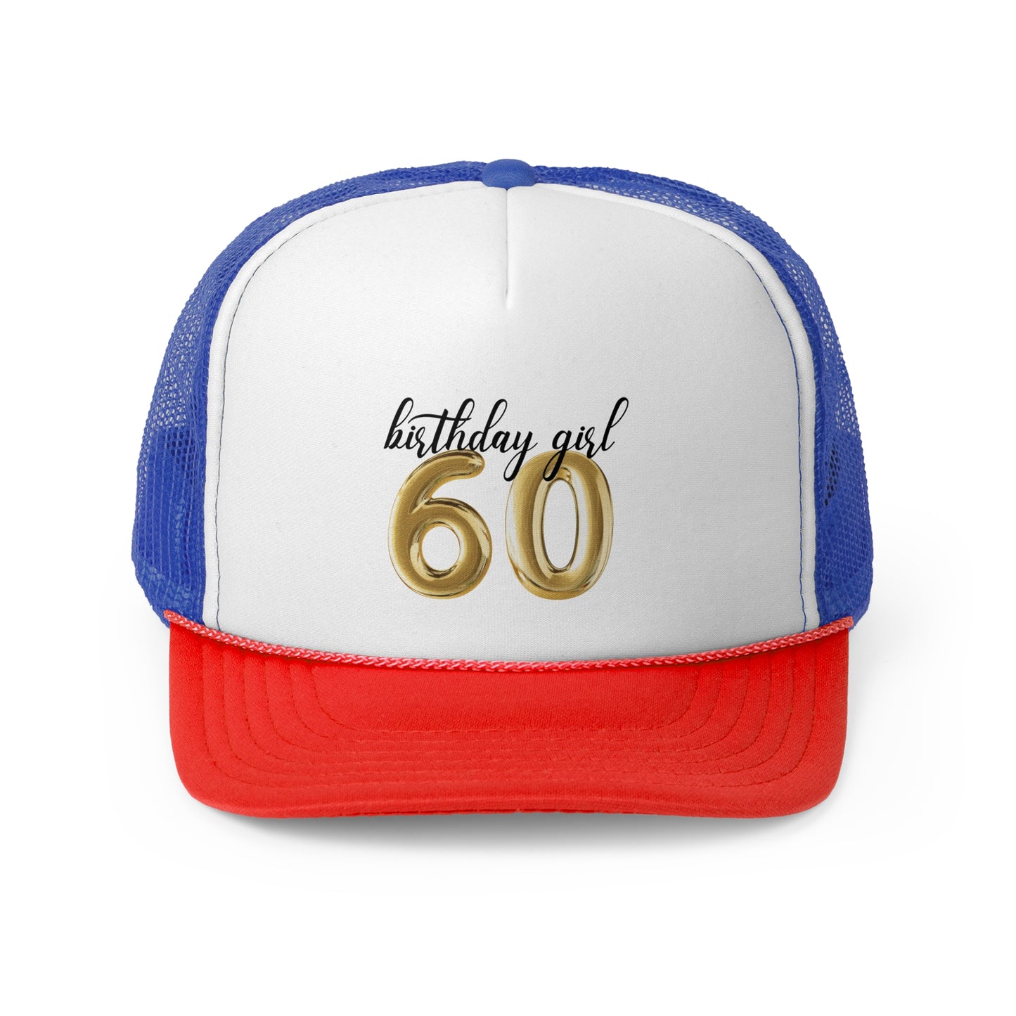 Jodi personalized birthday 60 trucker hat