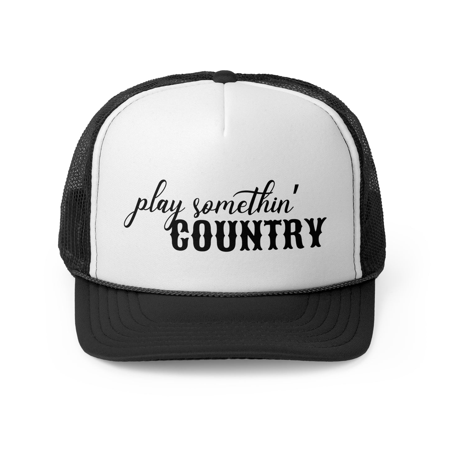 Play Somethin' Country Trucker Hat, Country Music Festival Hat, Weekend Rodeo Hat, Country Concert Trucker Hat, Cowgirl Trucker Hat