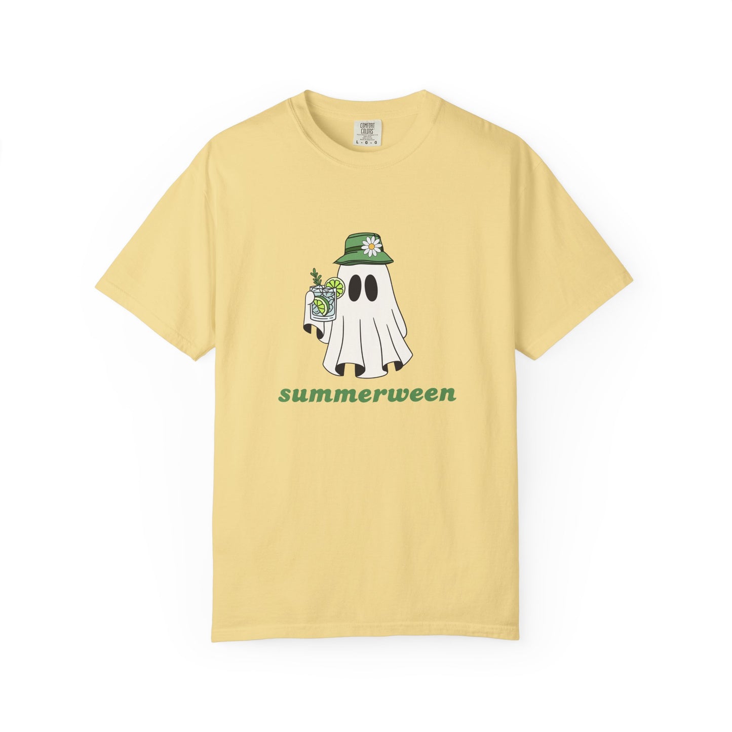 Summerween Ghost Shirt, Comfort Colors Summer Ghost Shirt, Summer Halloween Shirt, Summer Tee, Day Drinking Shirt
