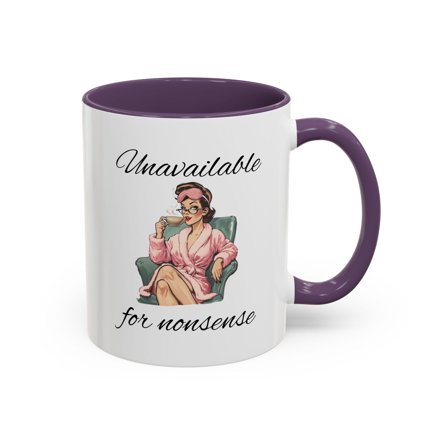 Unavailable for Nonsense Mug, Vintage We Do Not Care Mug, Funny Menopause Perimenopause Mug, Menopause Attitude Mug, Trending Humor Mug