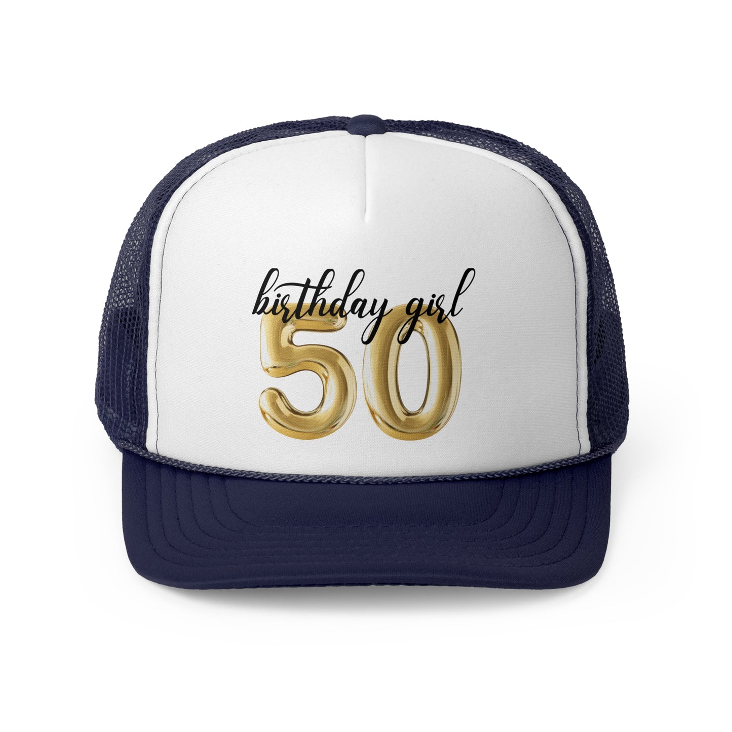 50th Birthday Girl Trucker Hat, 50th Birthday Crew Trucker Hats, Vintage 1975 Birthday Girls Trip Group Trucker Hats