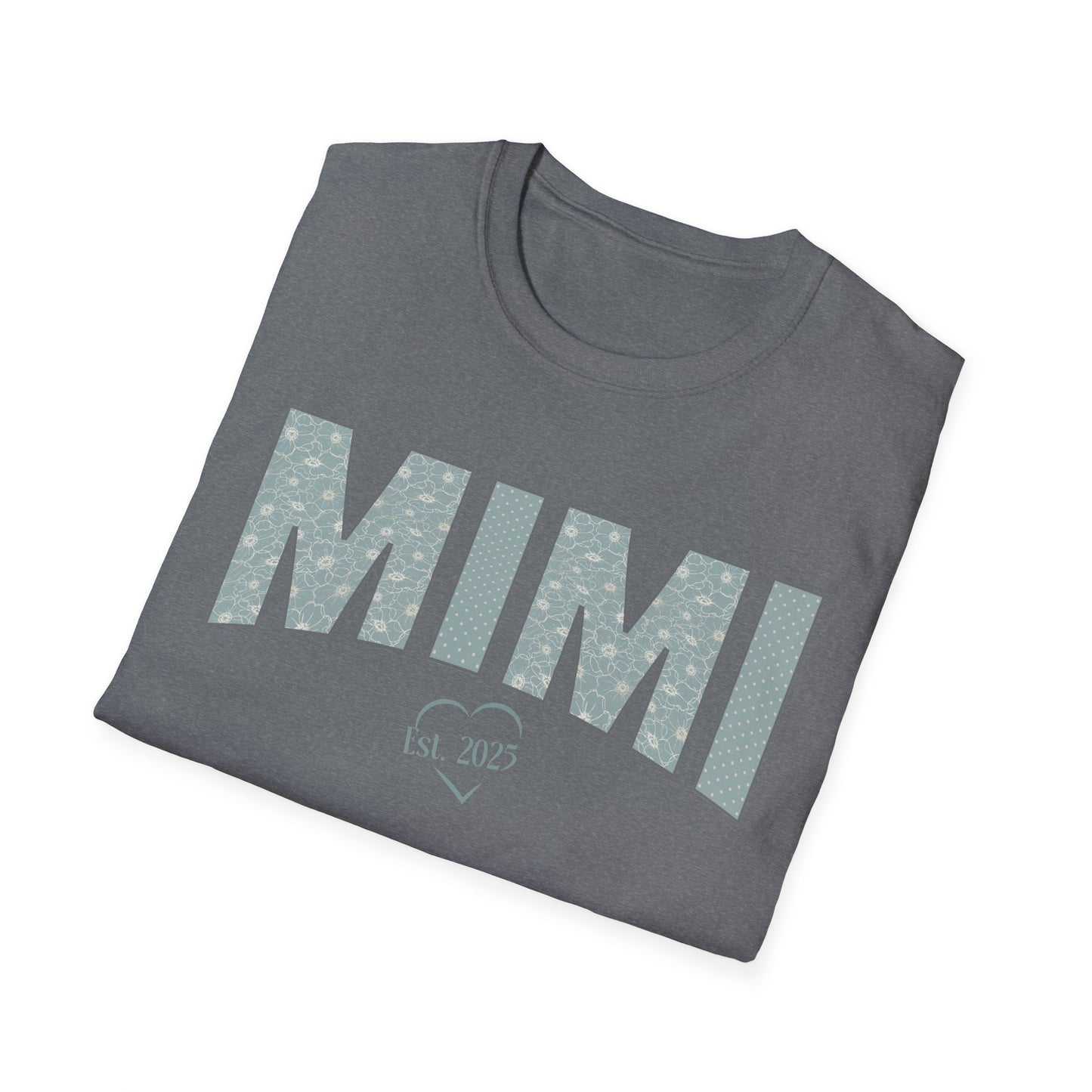 Custom Mimi Shirt, Custom Mimi Est Floral Tee, Birthday Gift for Mimi, Gift For Mom, Gifts for Women, Gift from Grandkids