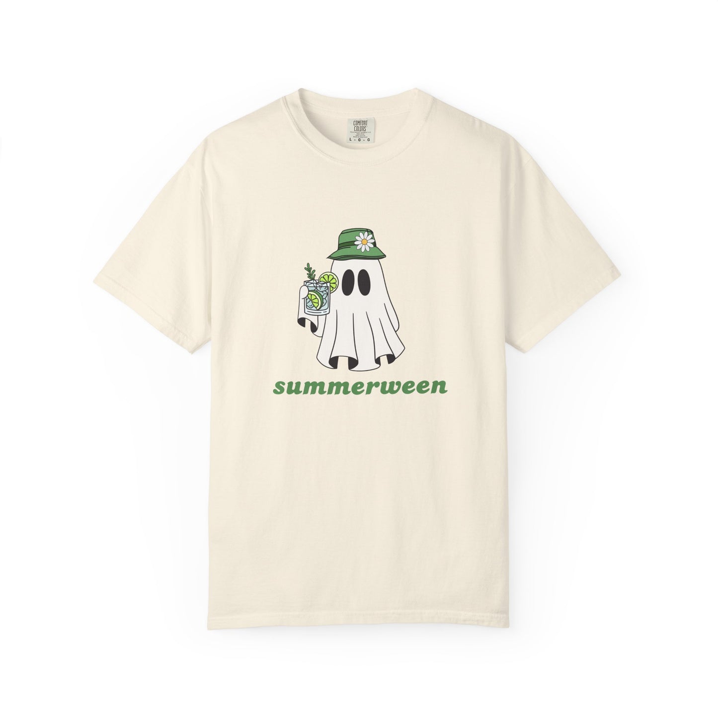 Summerween Ghost Shirt, Comfort Colors Summer Ghost Shirt, Summer Halloween Shirt, Summer Tee, Day Drinking Shirt