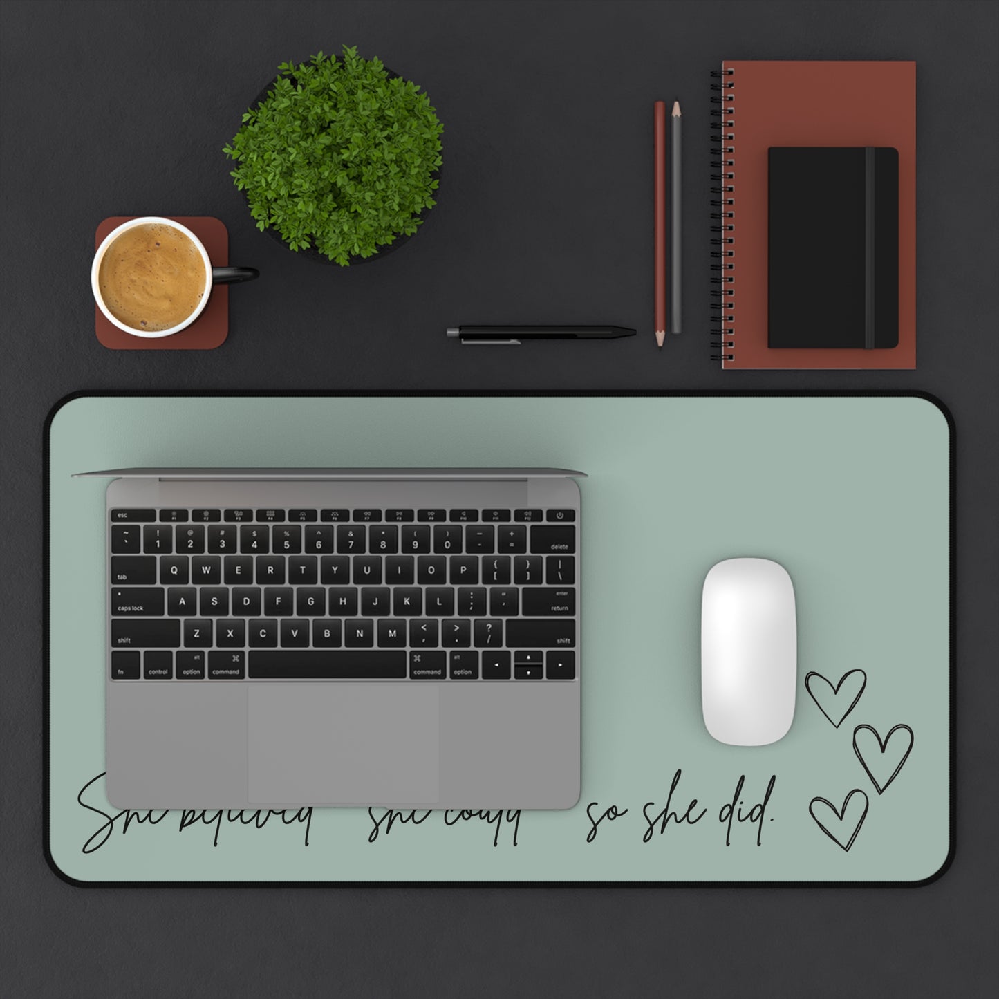 Desk Pad, Mouse Pad, Keyboard Pad, Desk Mat, Desk Accessories, Office Accessories, Woman Gift, Gift