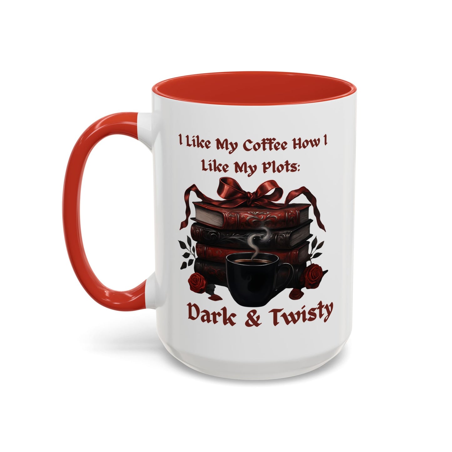 Books And Coffee Mug, Coffee Lovers  Mug, Gift For Coffee And Book Lover, Book Club Gift, Bookish Cup, Reading Mug