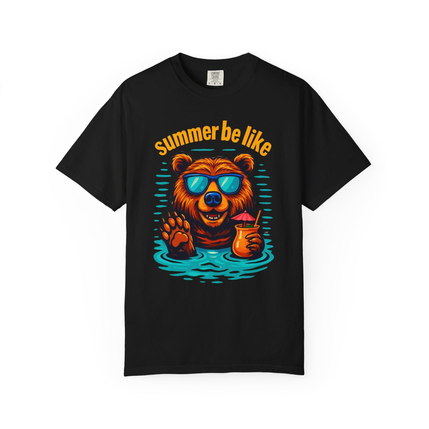 Summer Be Like Shirt, Funny Summer Tee, Bear Shirt, Summer Beach Shirt, Vacation Shirt, Summer Vibes Shirt