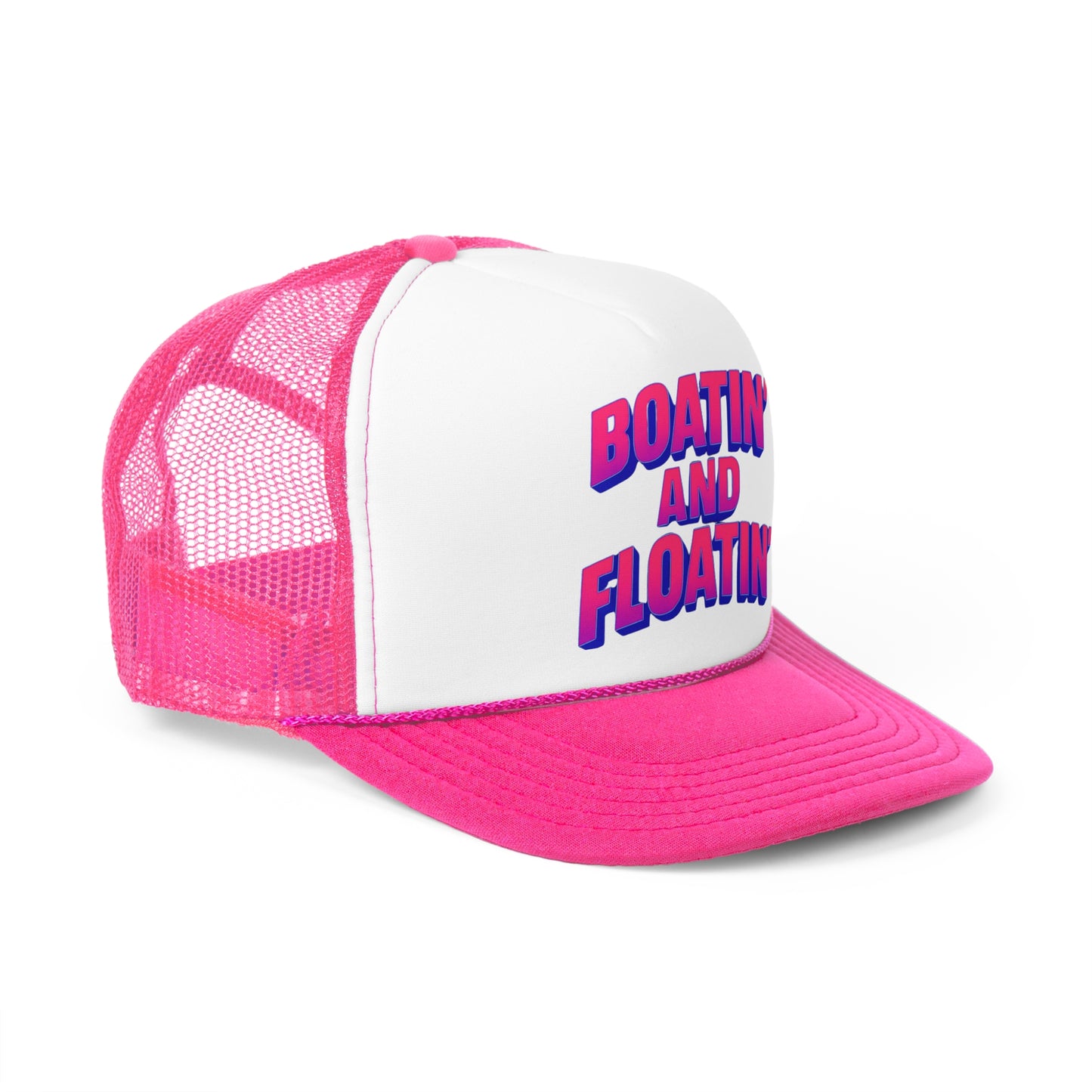Boating and Floating Trucker Hat, Lake Day Trucker Hat, Summer Vacation Hat, Lake Life, Camping Life, Boat Lover Gift for Her