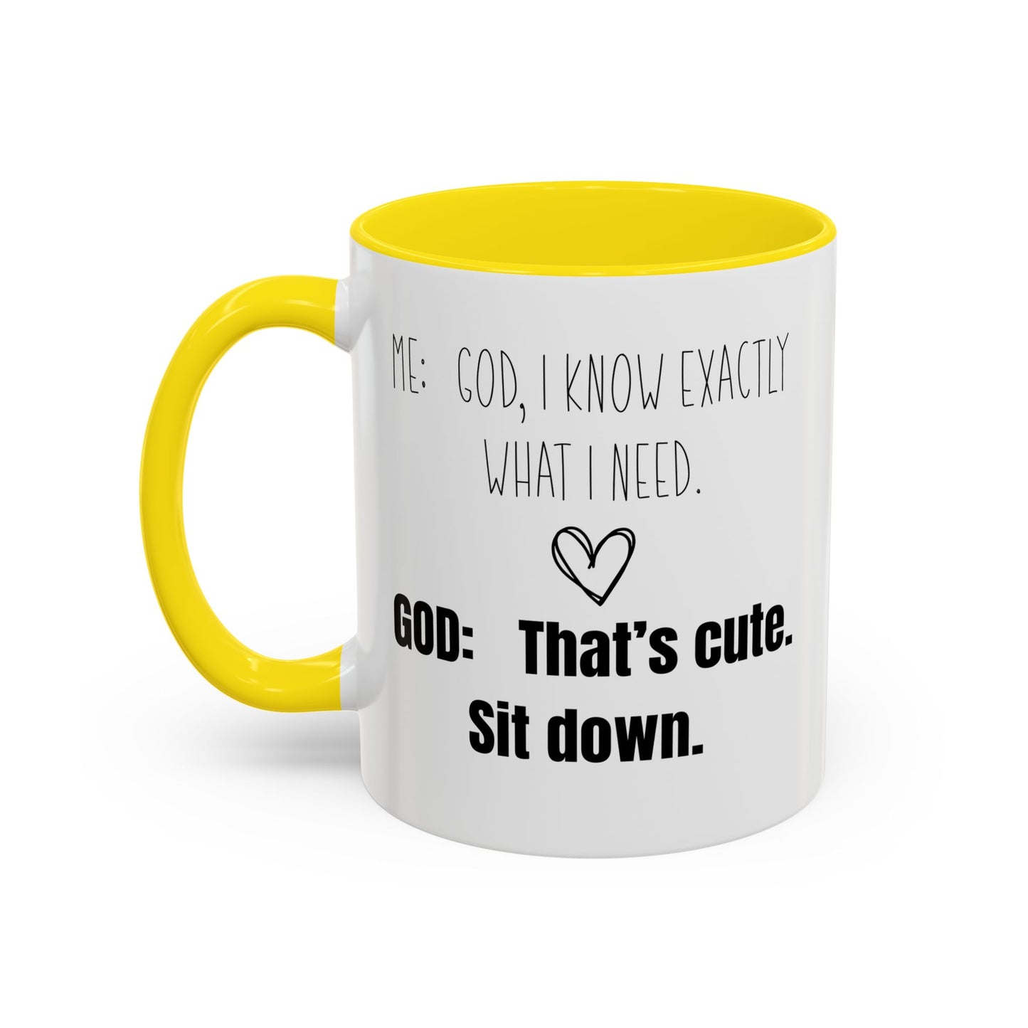 Me and God Mug, Funny Christian Mug, Gift for Christian Woman, Bible Study Mug, Christian Gift for Friend, Girlfriend Gift