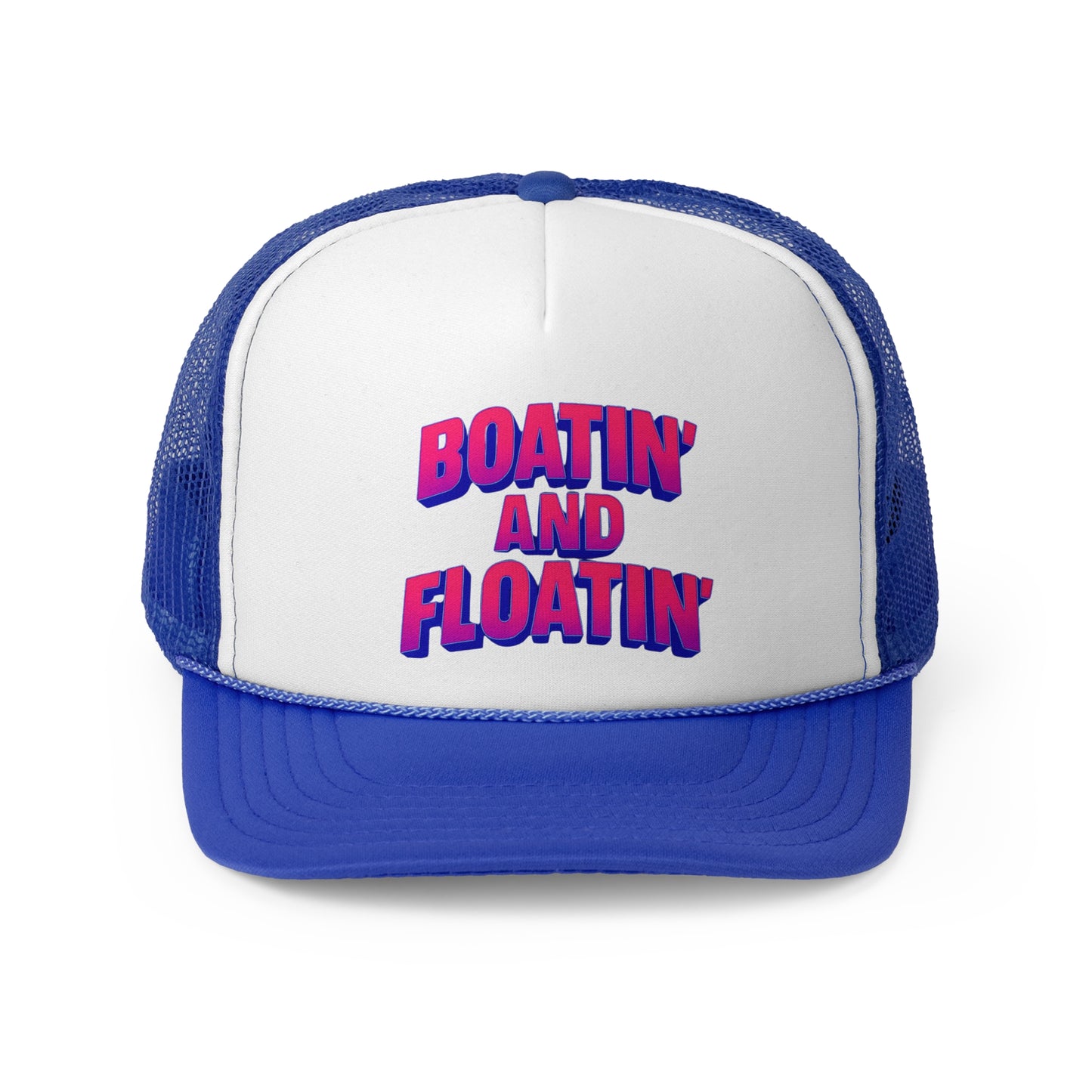 Boating and Floating Trucker Hat, Lake Day Trucker Hat, Summer Vacation Hat, Lake Life, Camping Life, Boat Lover Gift for Her