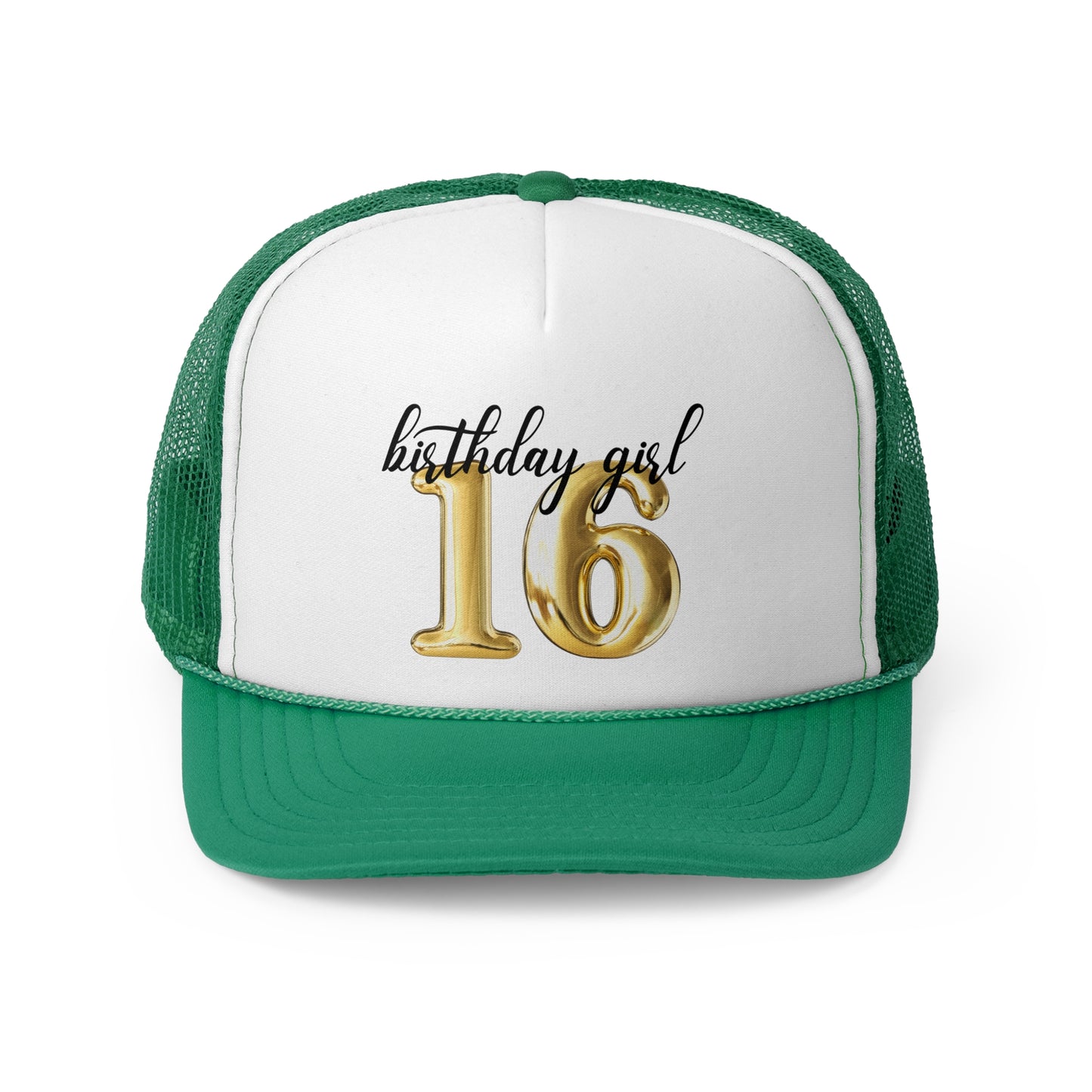 16th Birthday Girl Trucker Hat, Sweet 16 Birthday Crew Trucker Hats, 16th Birthday Gift, 16th Birthday Group Trucker Hats