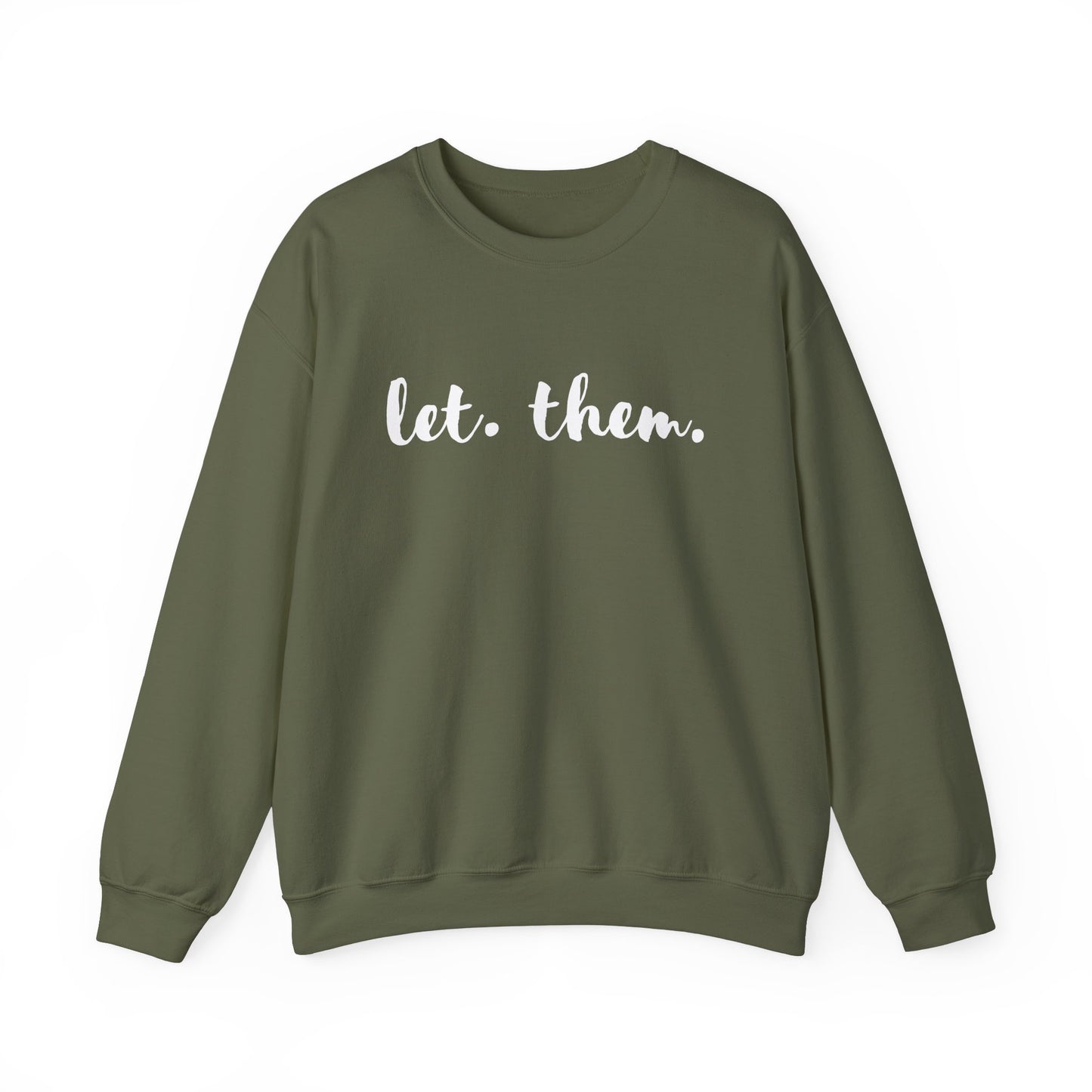 Let Them Sweatshirt Inspirational Gift Mental Health Shirt Positive Affirmation Boundary and Life Changing Mindset Self Love Shirt