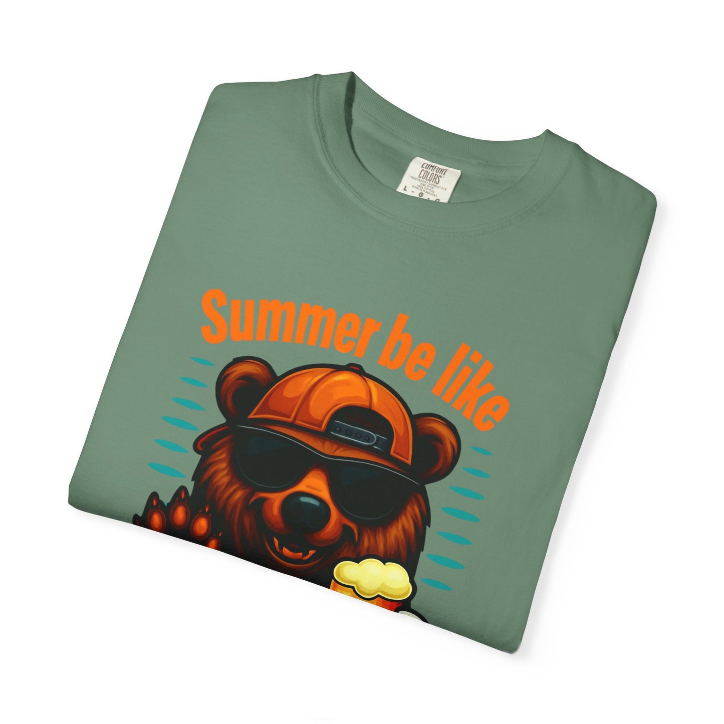 Summer Be Like Bear Shirt, Funny Dad Shirt, Summer Shirt, Mens Boating Shirt, Mens Pool Party Shirt, Camping Shirt, Gift for Him