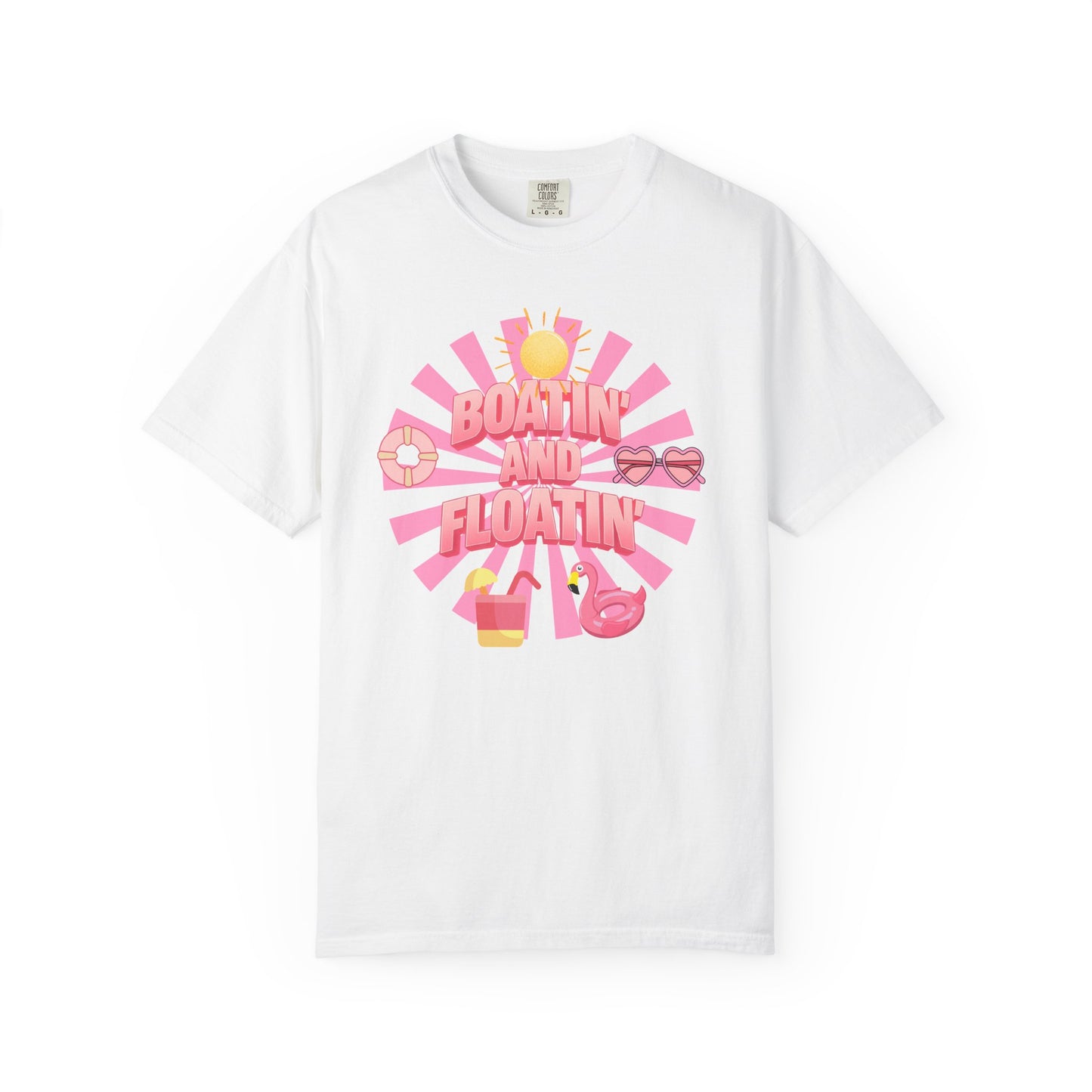 Boating and Floating Comfort Colors Shirt, Lake Vibes Shirt, Boating Shirt, Family Cruise Shirts, Summer Vacation Shirt